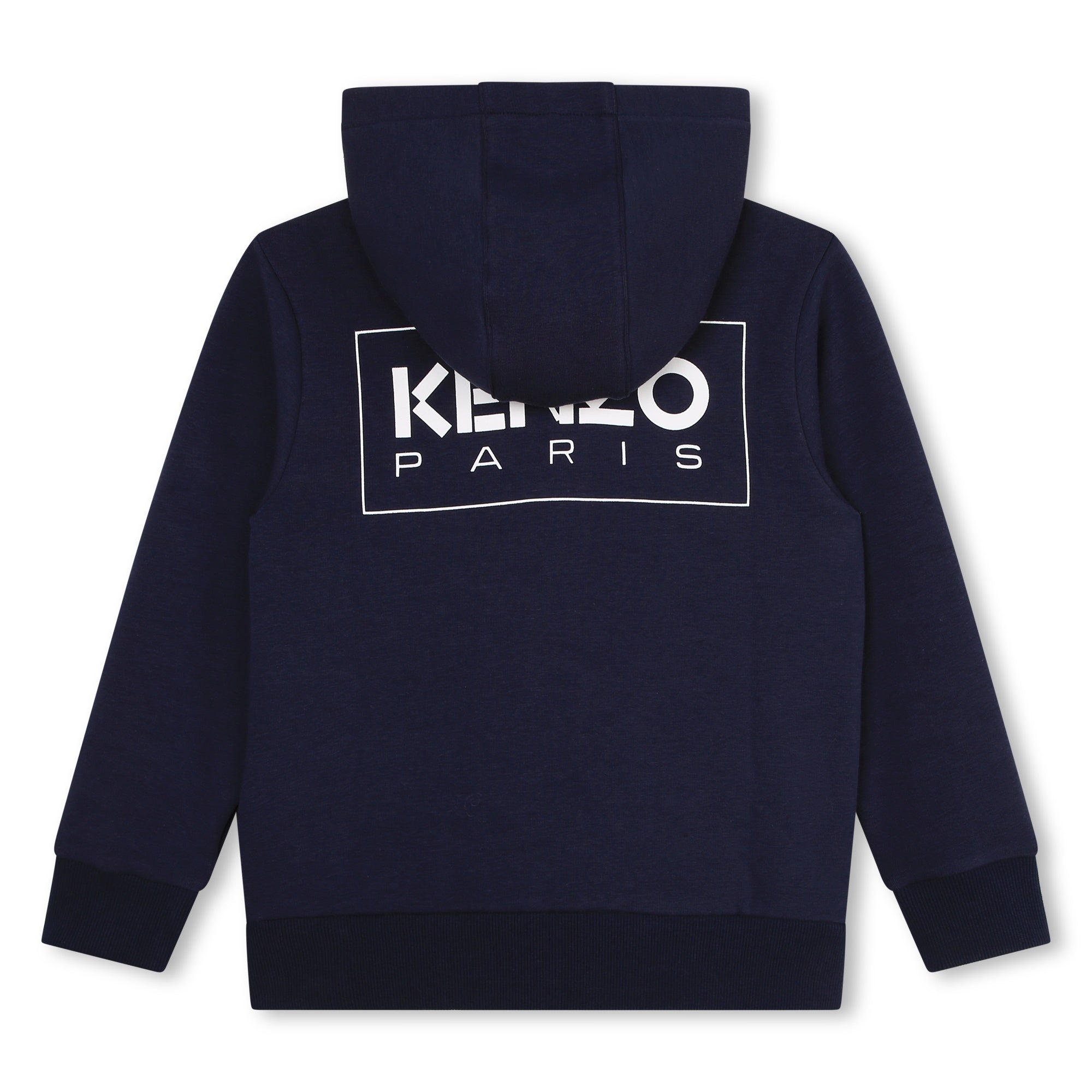 Boys & Girls Navy Cotton Zip-Up Top