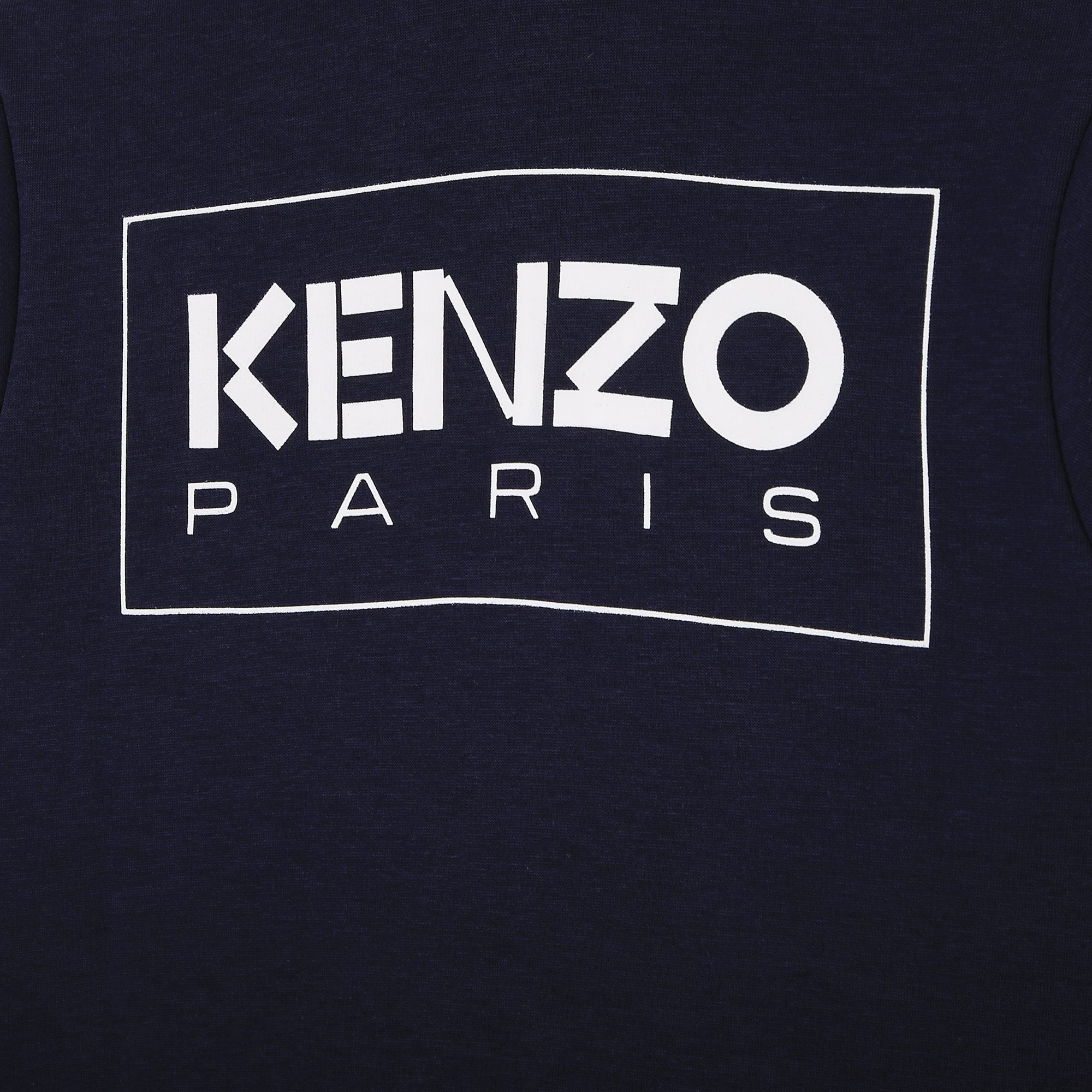 Boys & Girls Navy Cotton Zip-Up Top