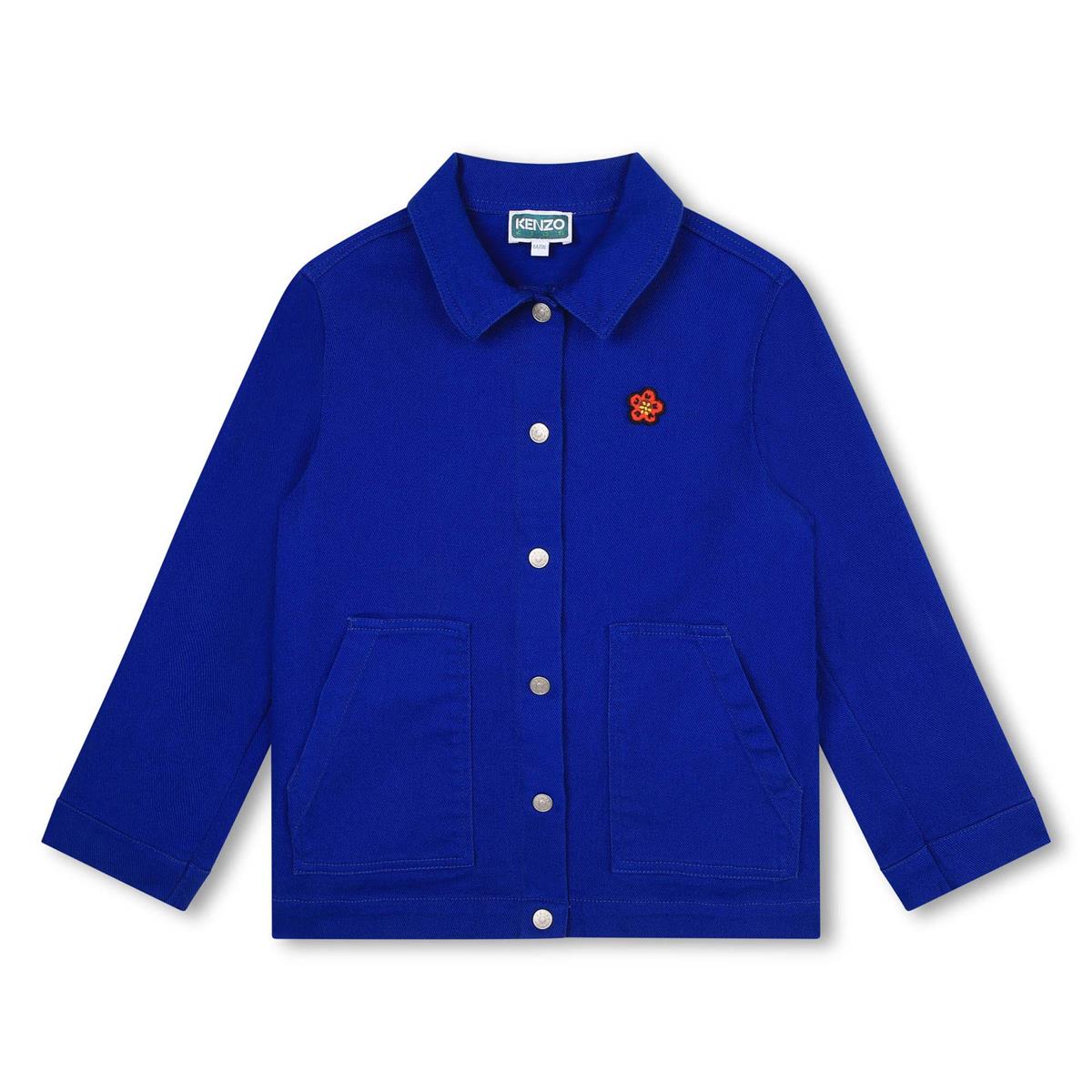 Boys & Girls Blue Cotton Jacket