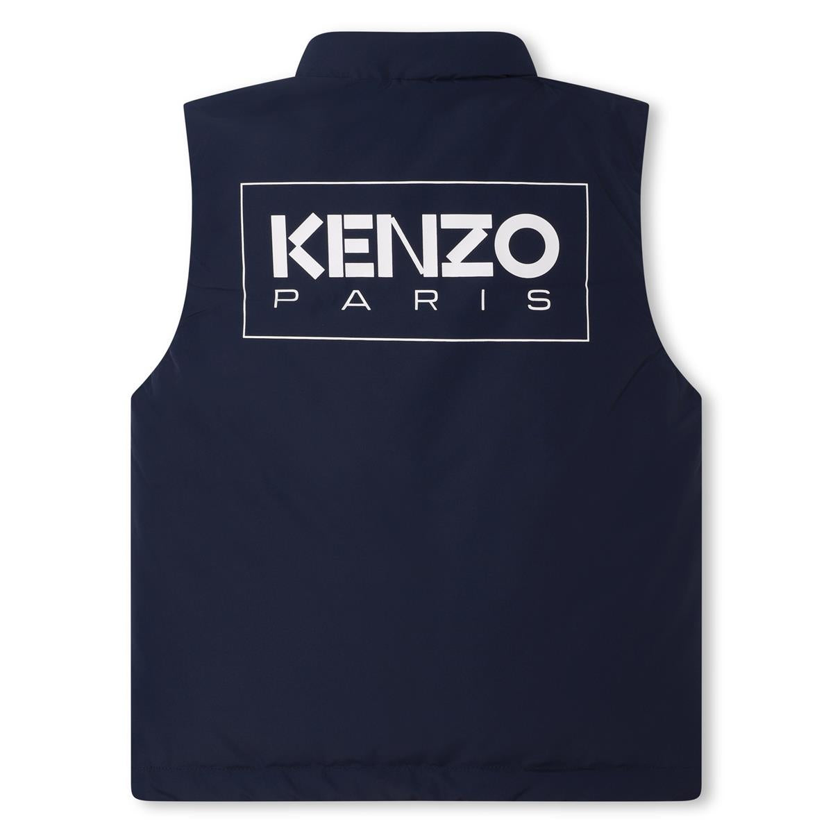 Boys Navy Padded Gilet