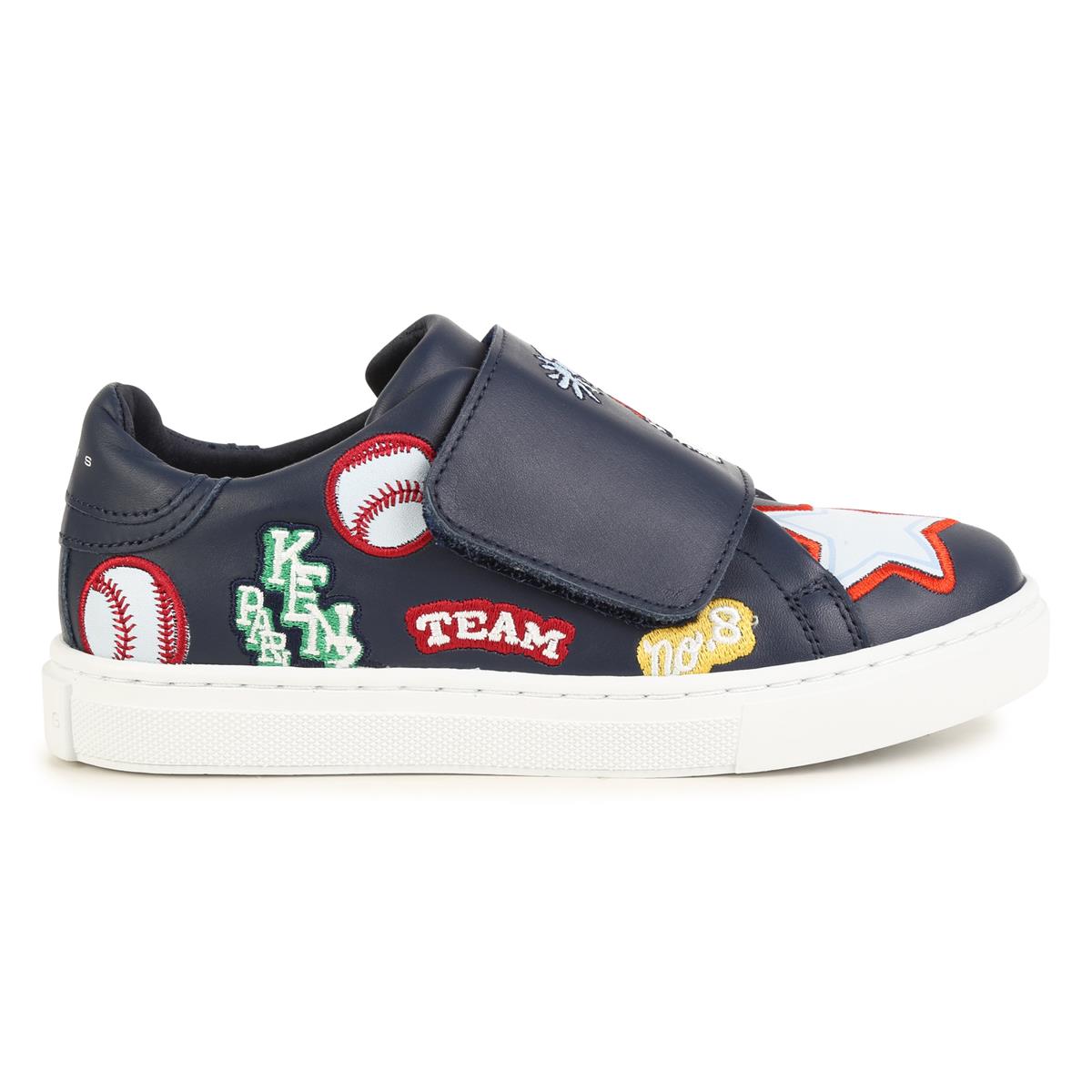 Boys & Girls Blue Logo Shoes