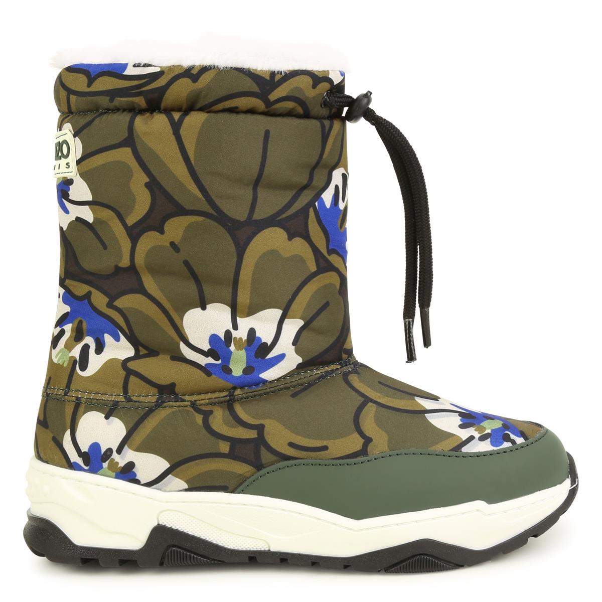 Boys Green Flower Shoes