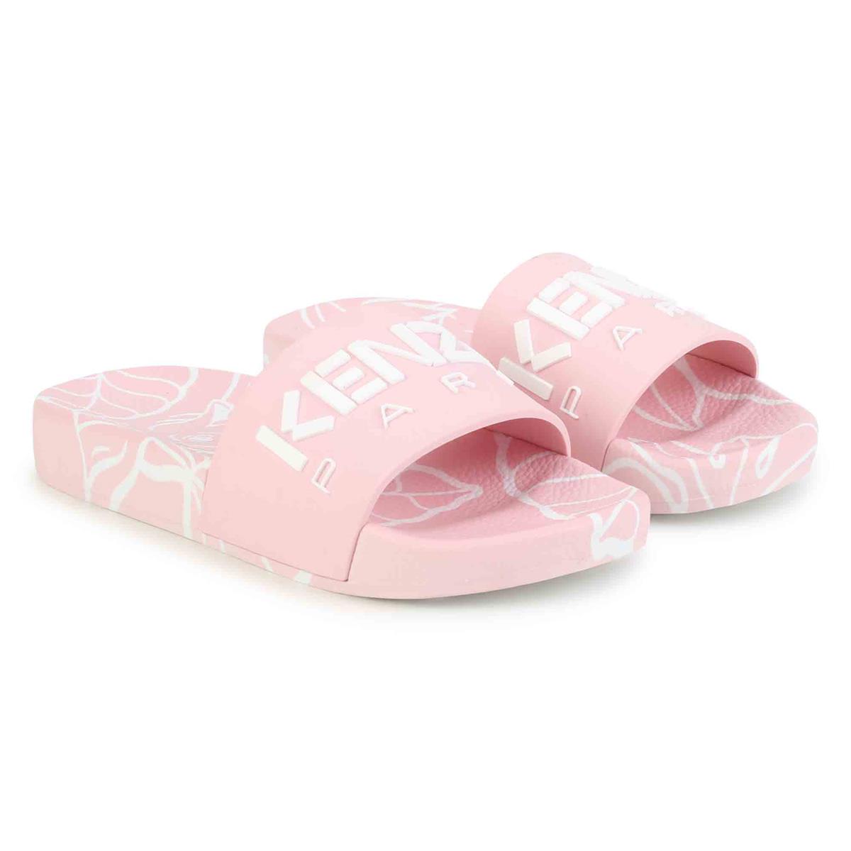 Boys & Girls Pink Logo Sandals