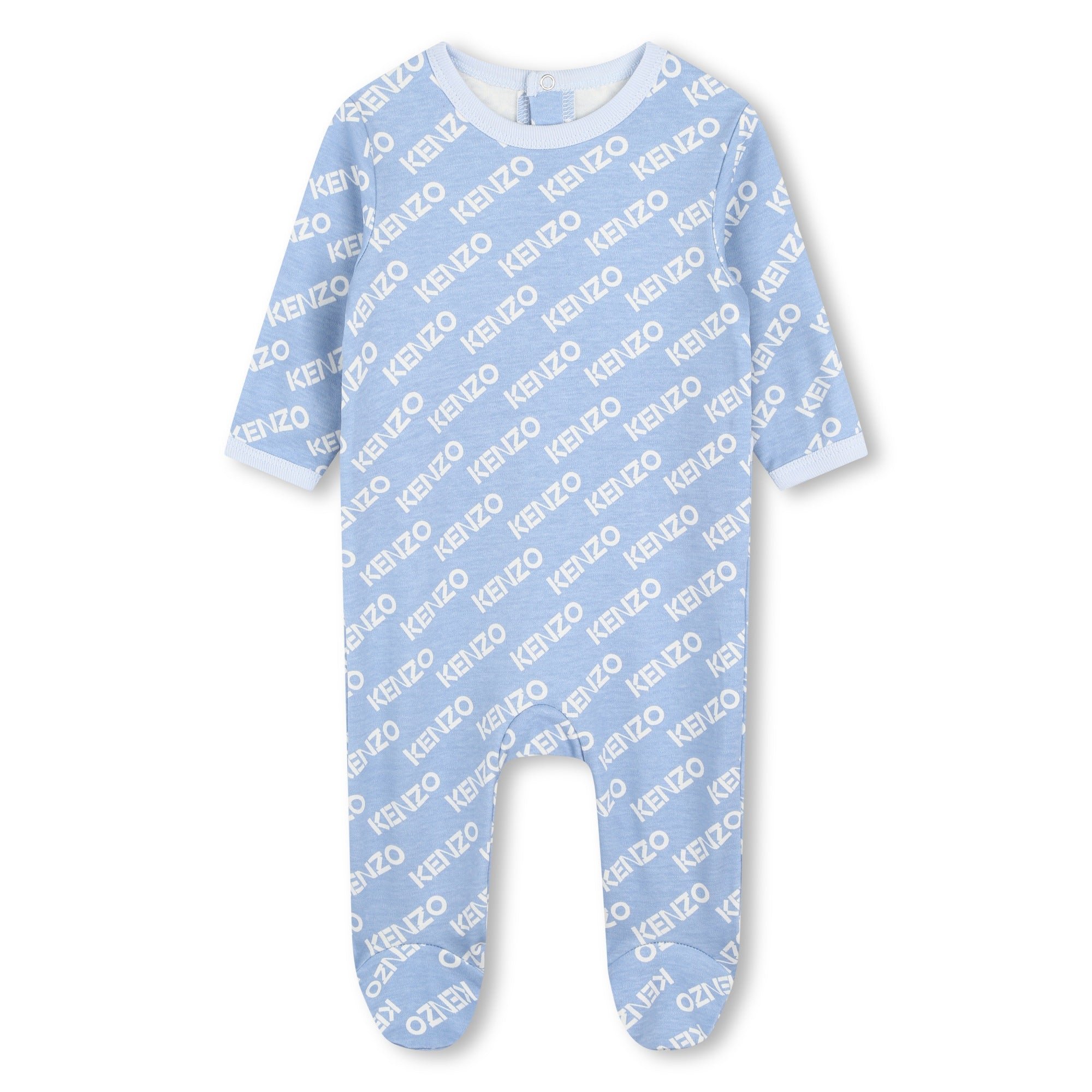 Baby Boys & Girls Blue Cotton Babysuit Set(2 Pack)