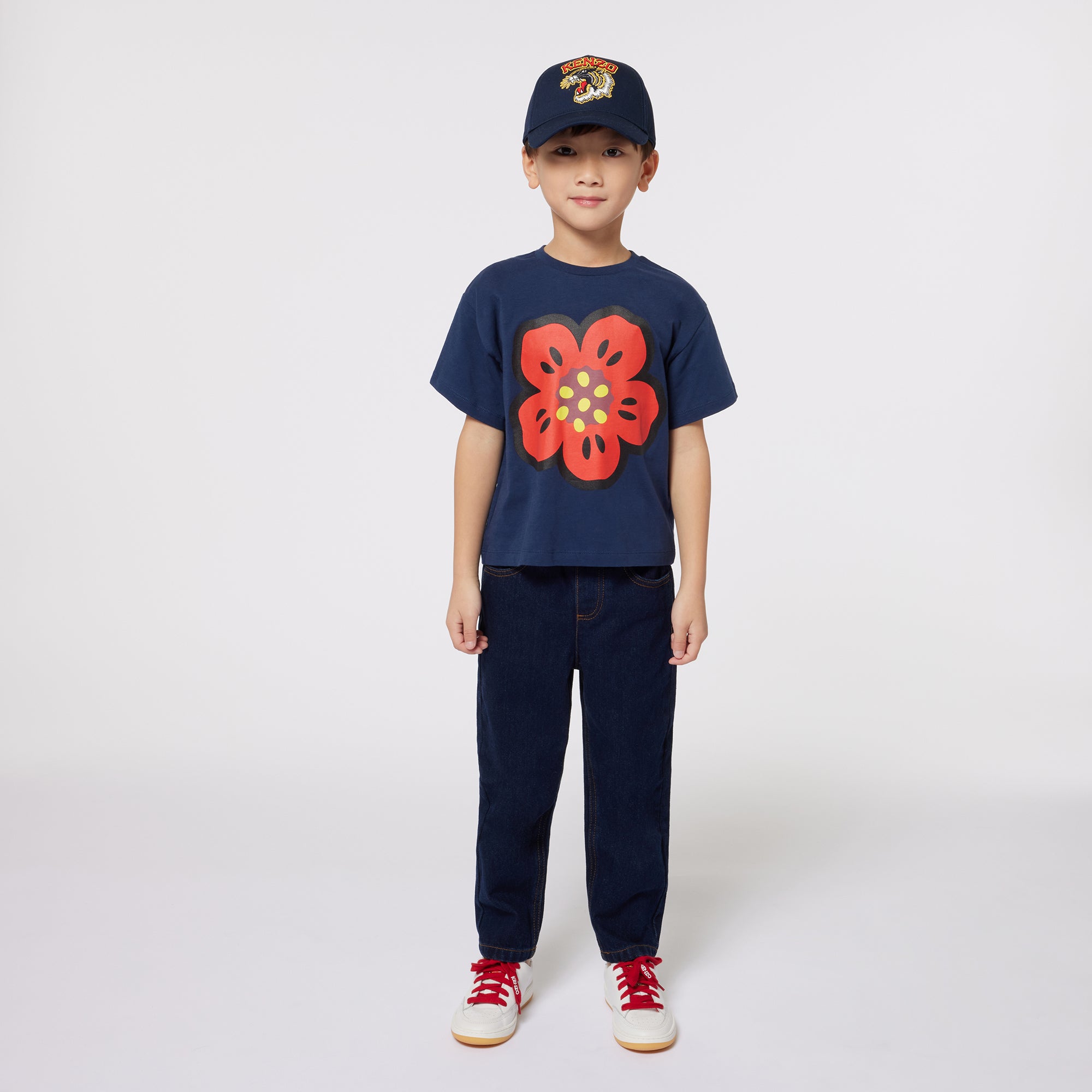 Boys & Girls Navy Tiger Baseball Cap