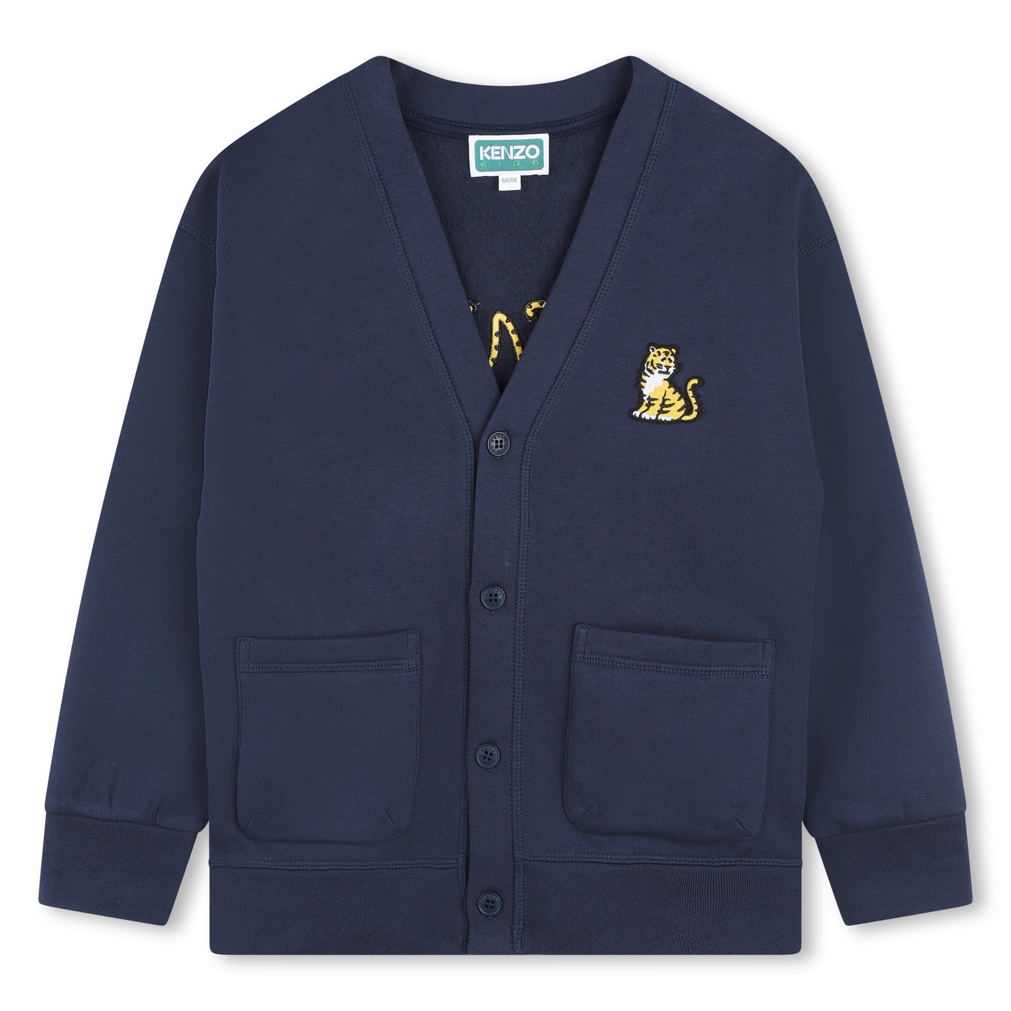 Boys & Girls Navy Cotton Cardigan