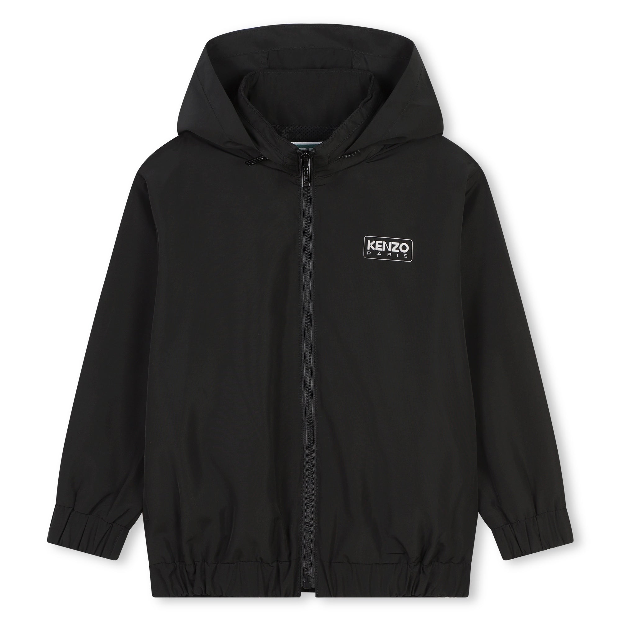 Boys & Girls Black Zip-Up Jacket