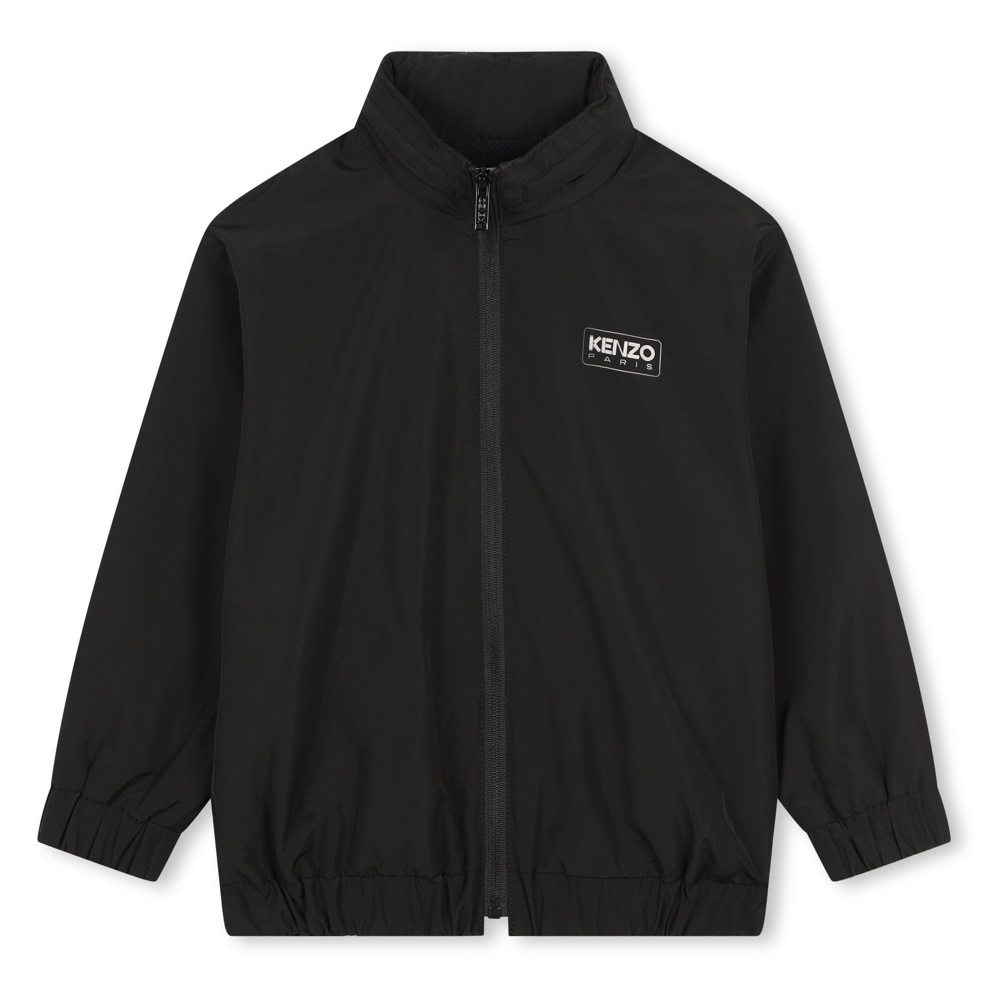 Boys & Girls Black Zip-Up Jacket