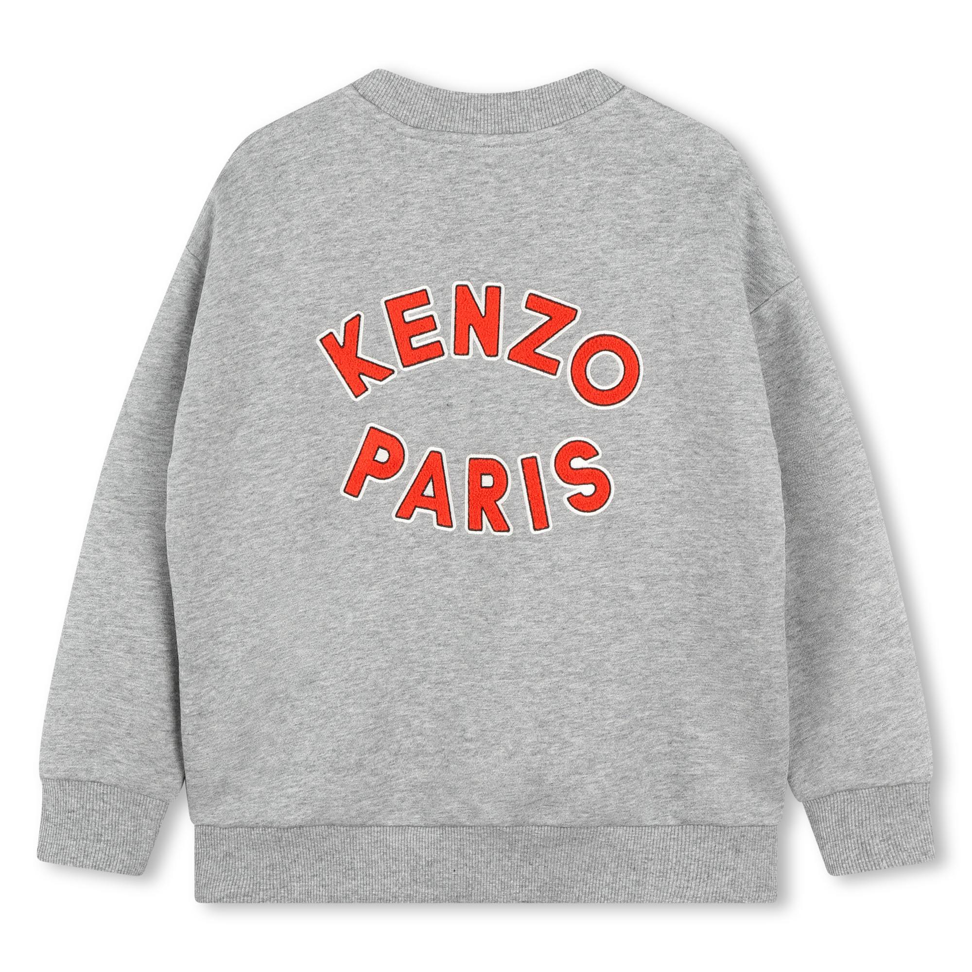 Boys Grey Cotton Sweatshirt