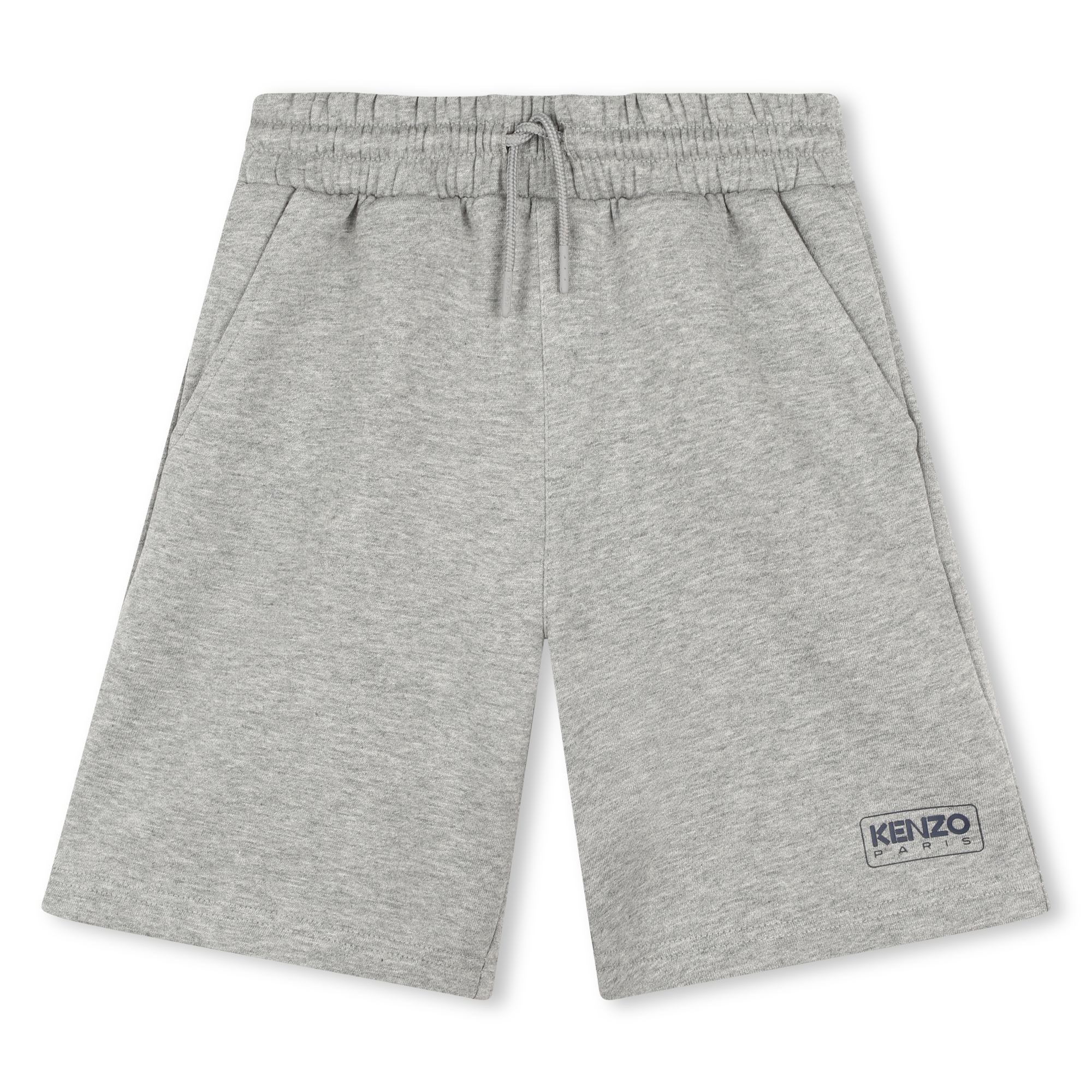 Boys Grey Cotton Shorts