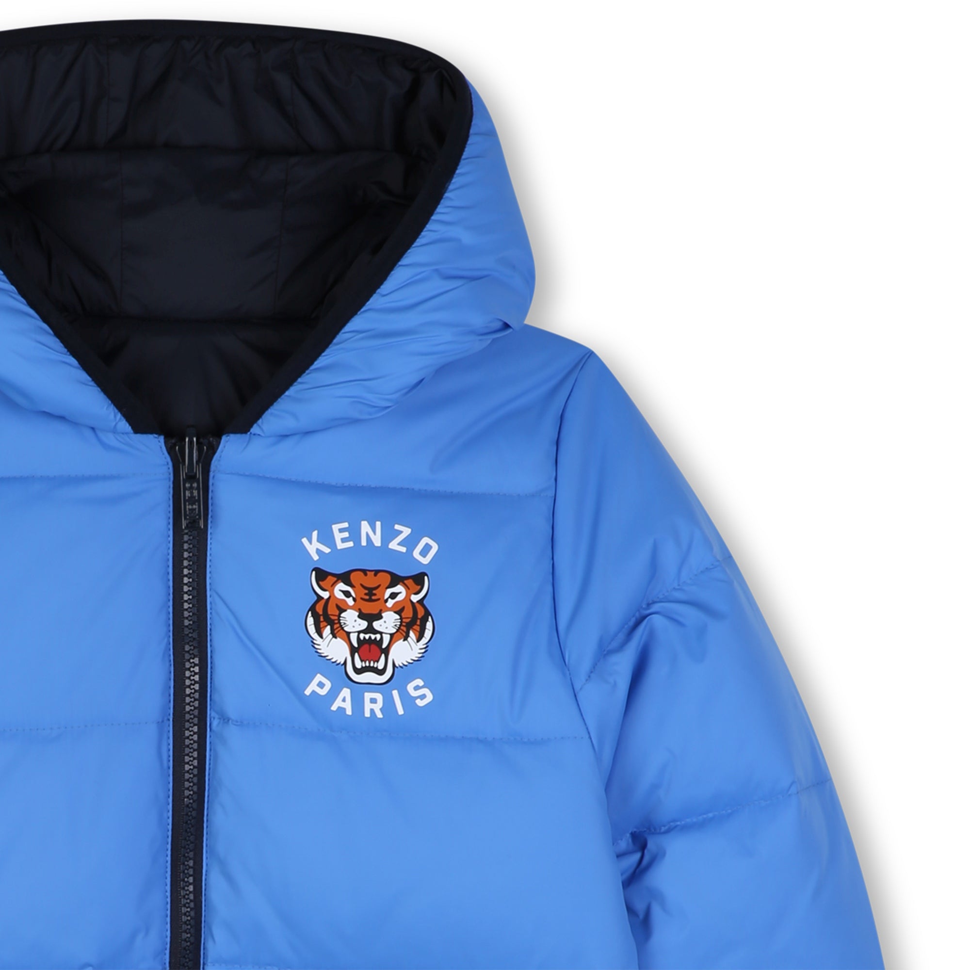Boys & Girls Dark Blue Reversible Padded Down Jacket