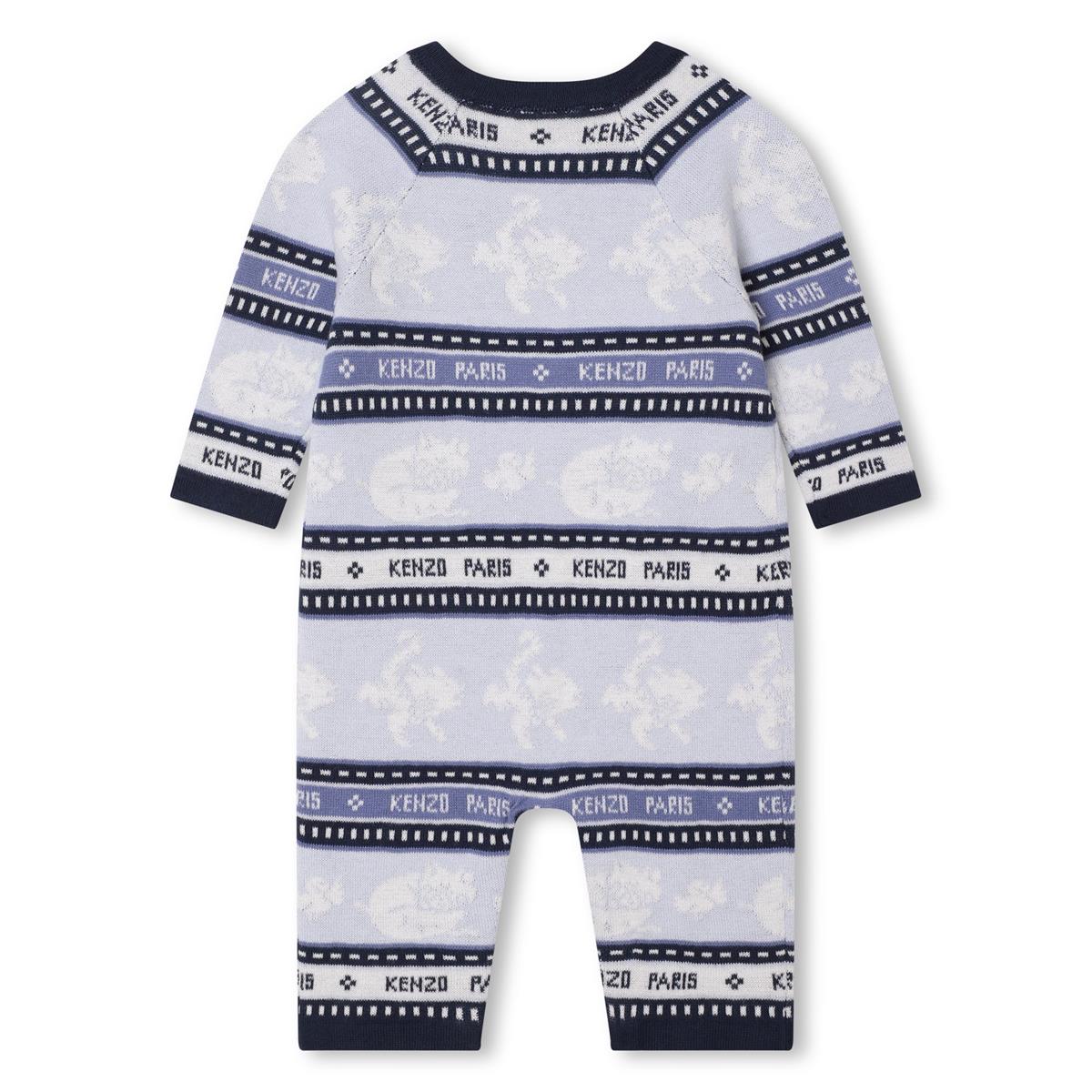 Baby Boys Light Blue Babysuit