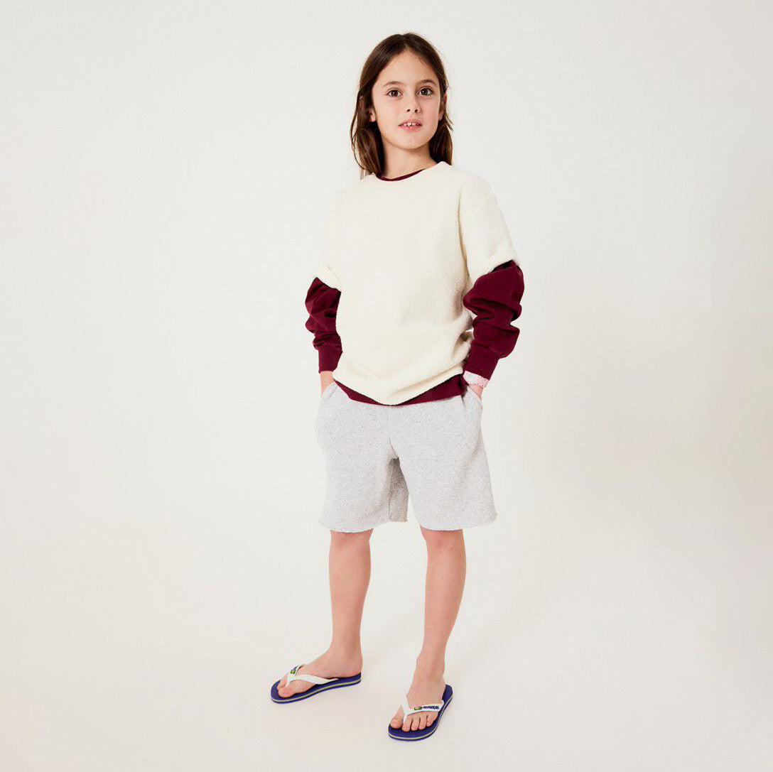 Boys & Girls Grey Logo Shorts