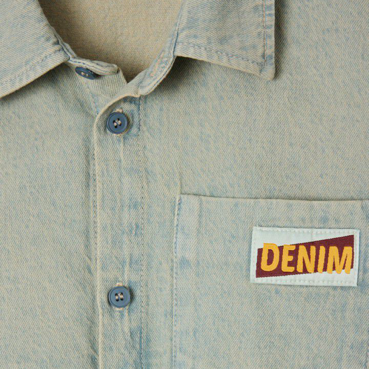 Boys & Girls Blue Denim Shirt