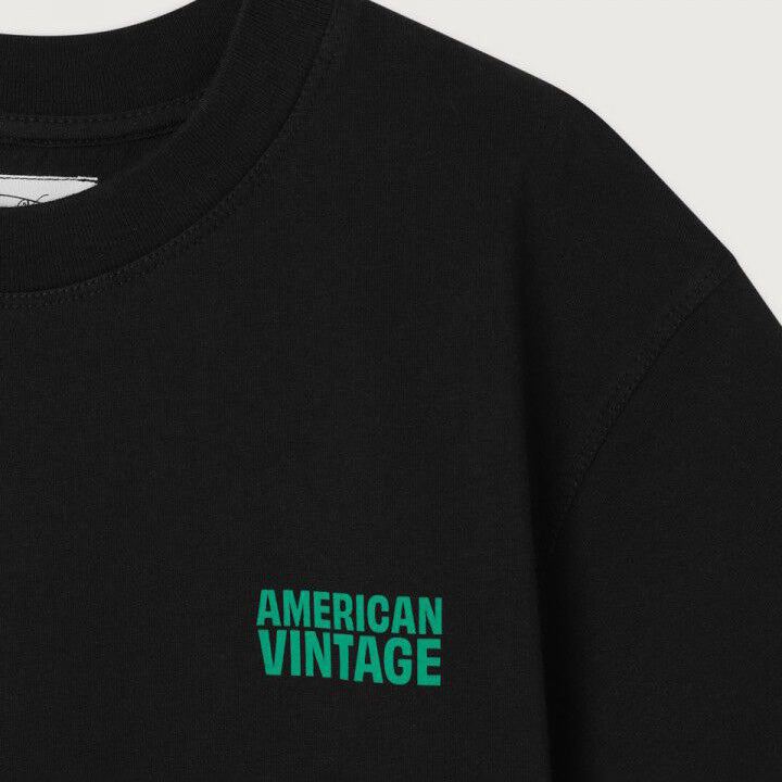 Boys & Girls Black Cotton T-Shirt