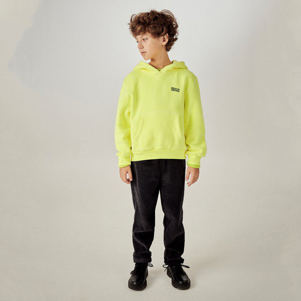 Boys & Girls Black Corduroy Trousers