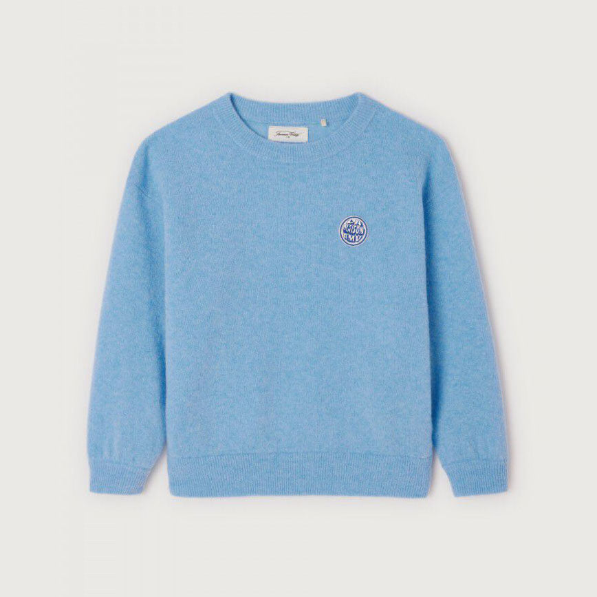 Boys & Girls Blue Wool Sweater