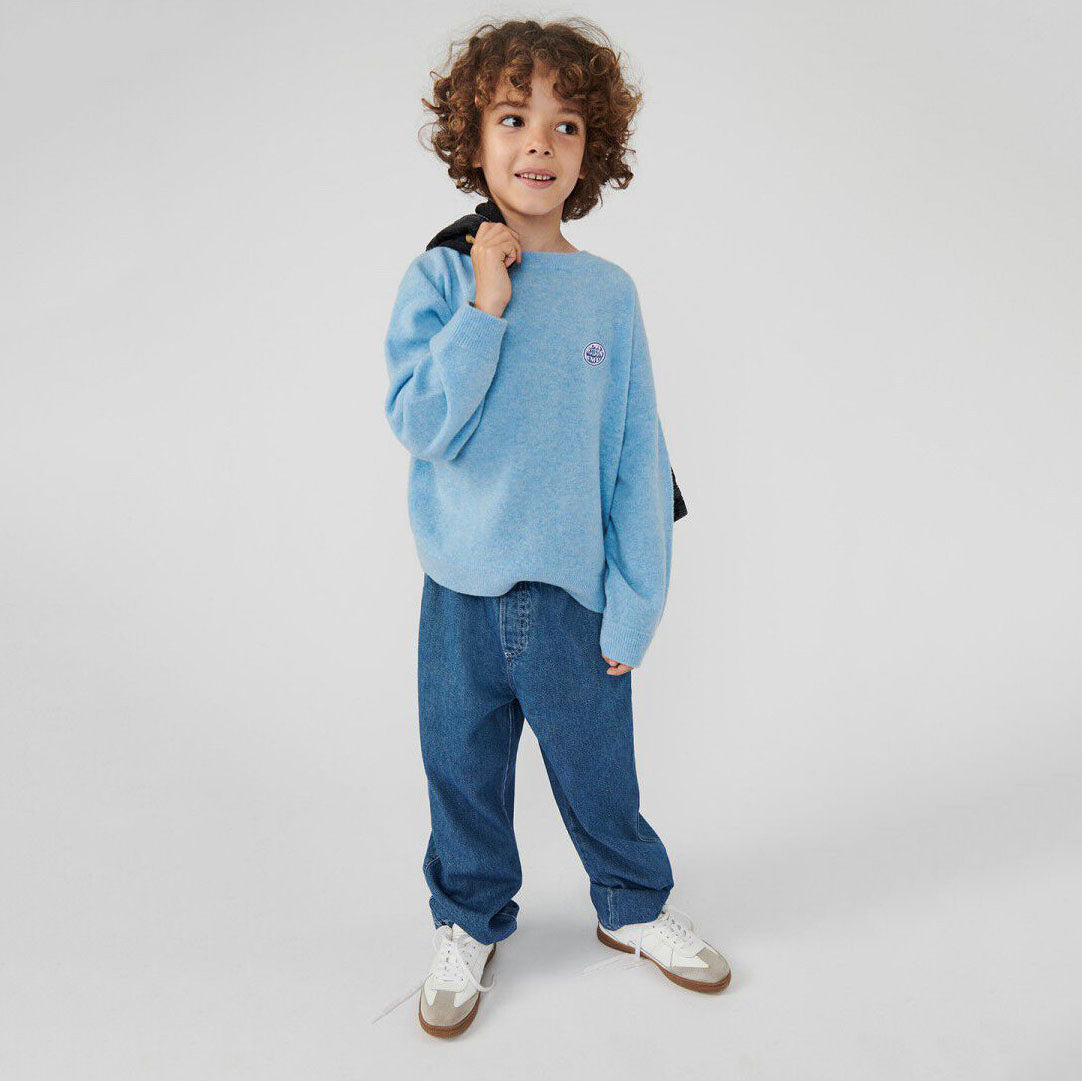 Boys & Girls Blue Wool Sweater