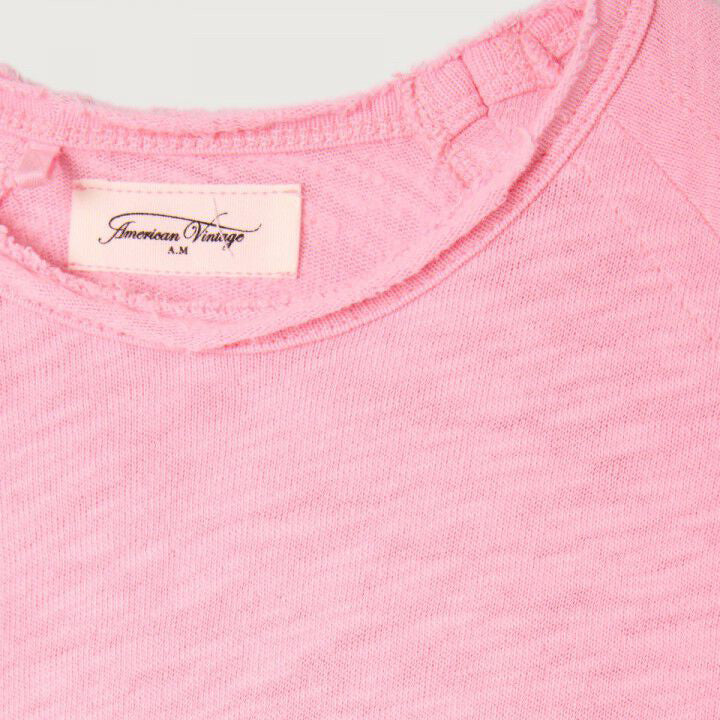 Girls Pink Cotton T-Shirt