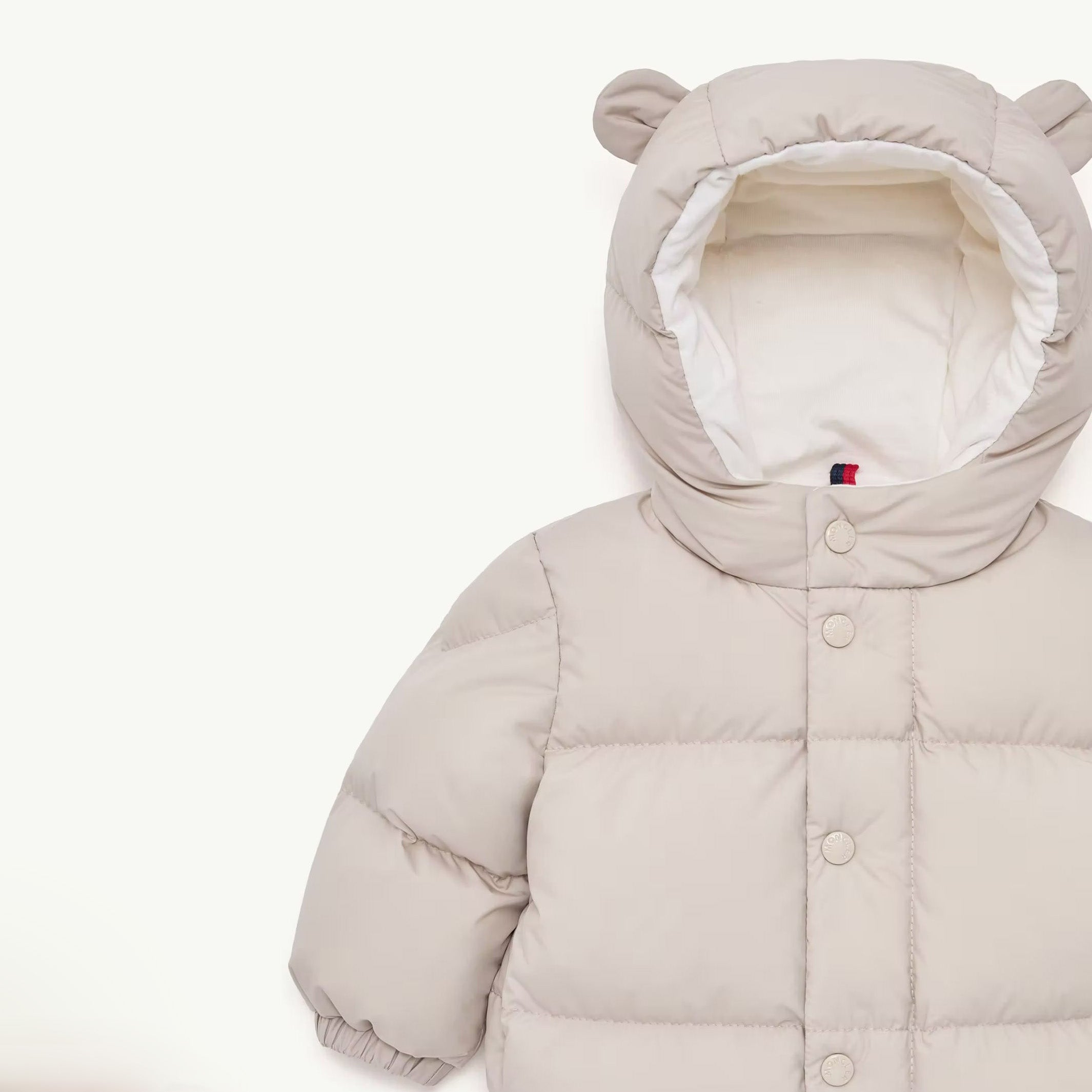 Baby Boys & Girls Light Beige "JARETH" Padded Down Jacket