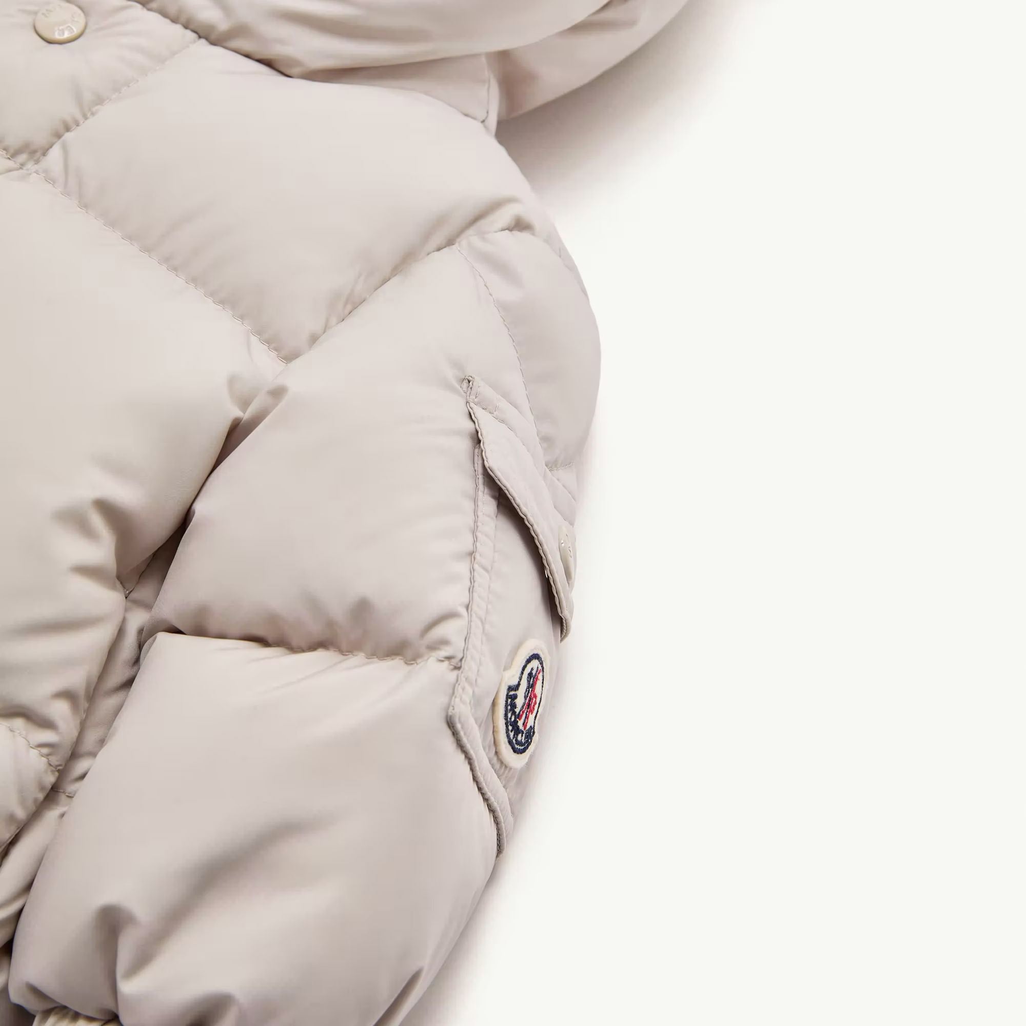 Baby Boys & Girls Light Beige "JARETH" Padded Down Jacket