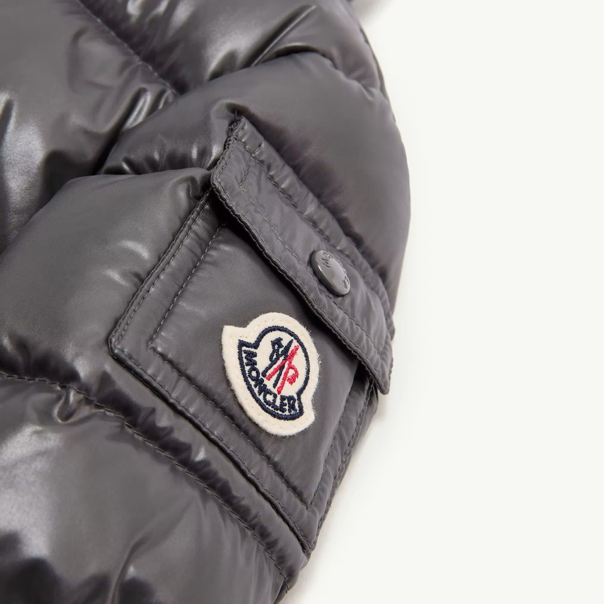 Baby Girls Dark Grey "MAIRE" Padded Down Jacket