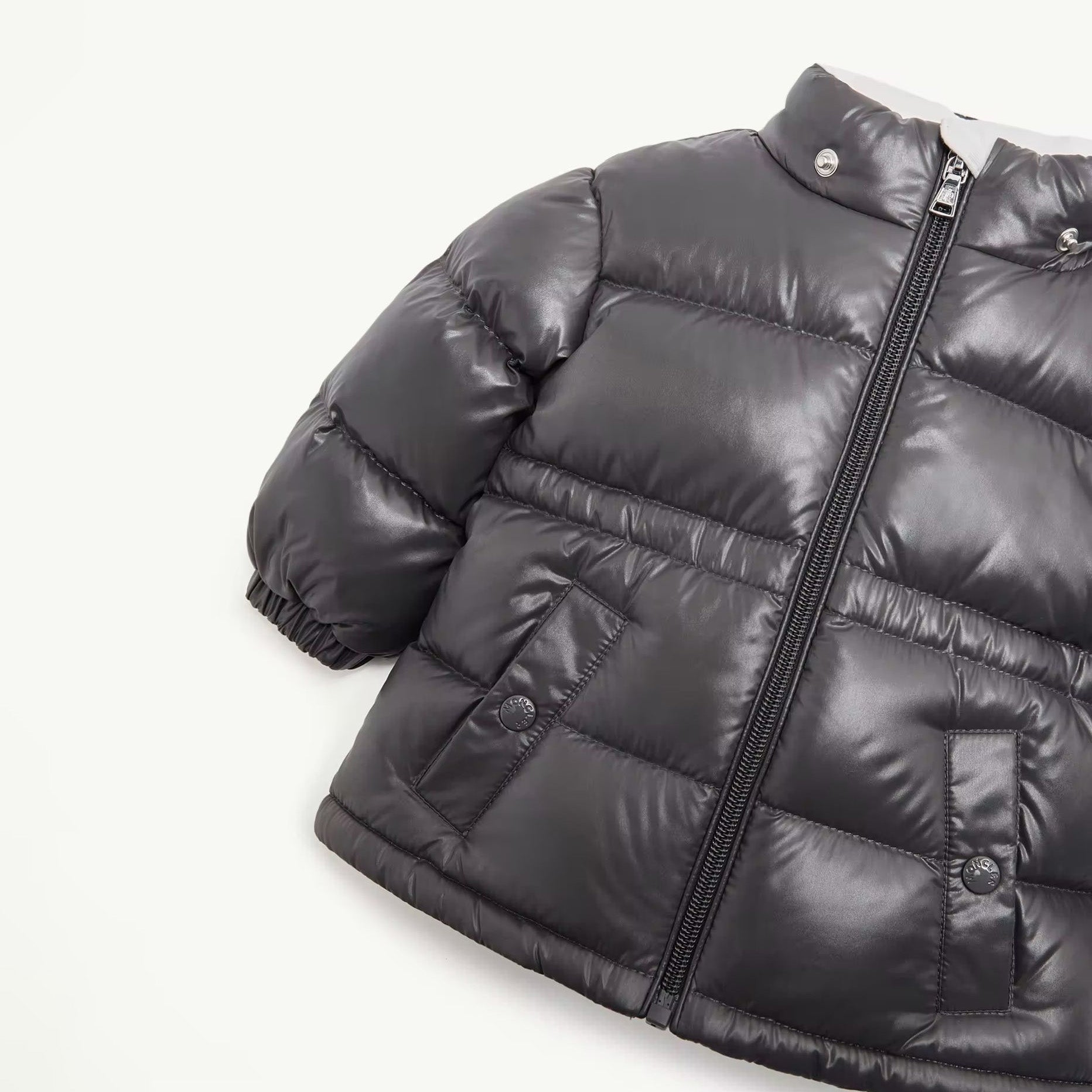 Baby Girls Dark Grey "MAIRE" Padded Down Jacket