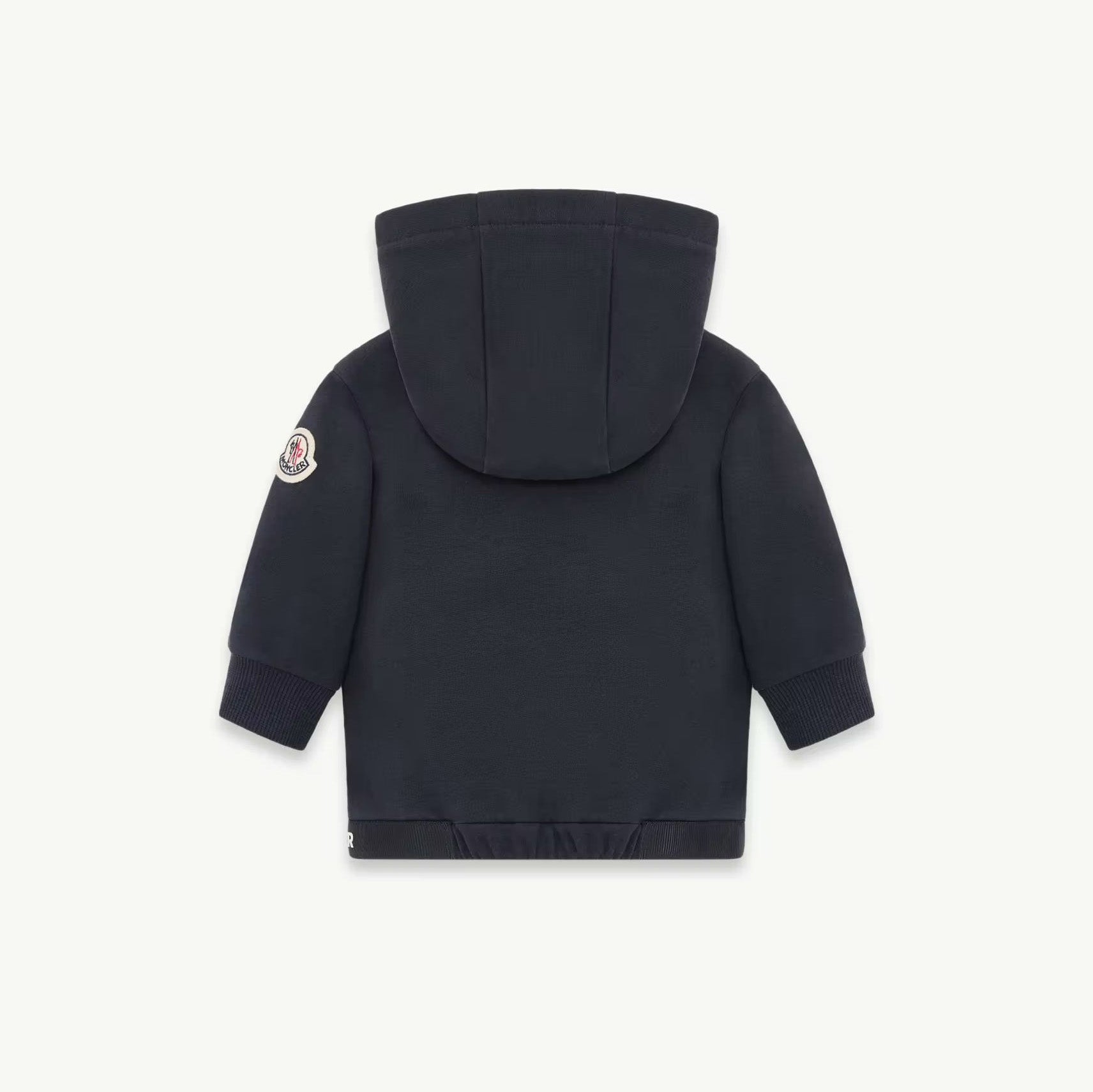 Baby Boys Navy Cotton Zip-up Top