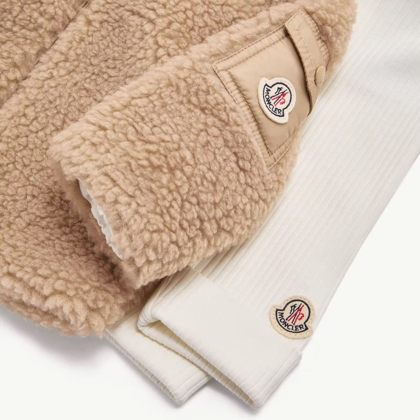 Baby Boys & Girls Brown Sherpa Fleece Set