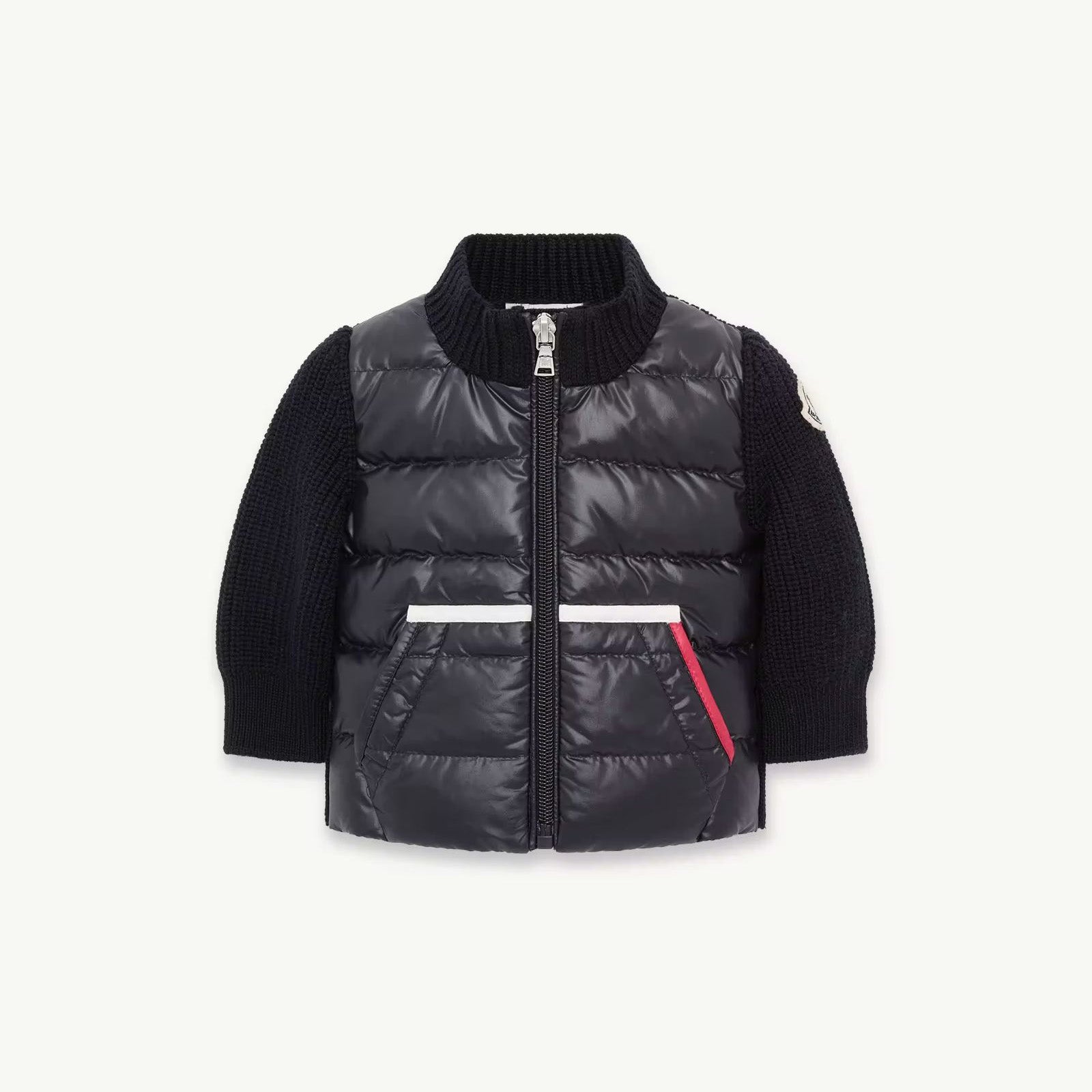 Baby Boys Navy Padded Down Cardigan