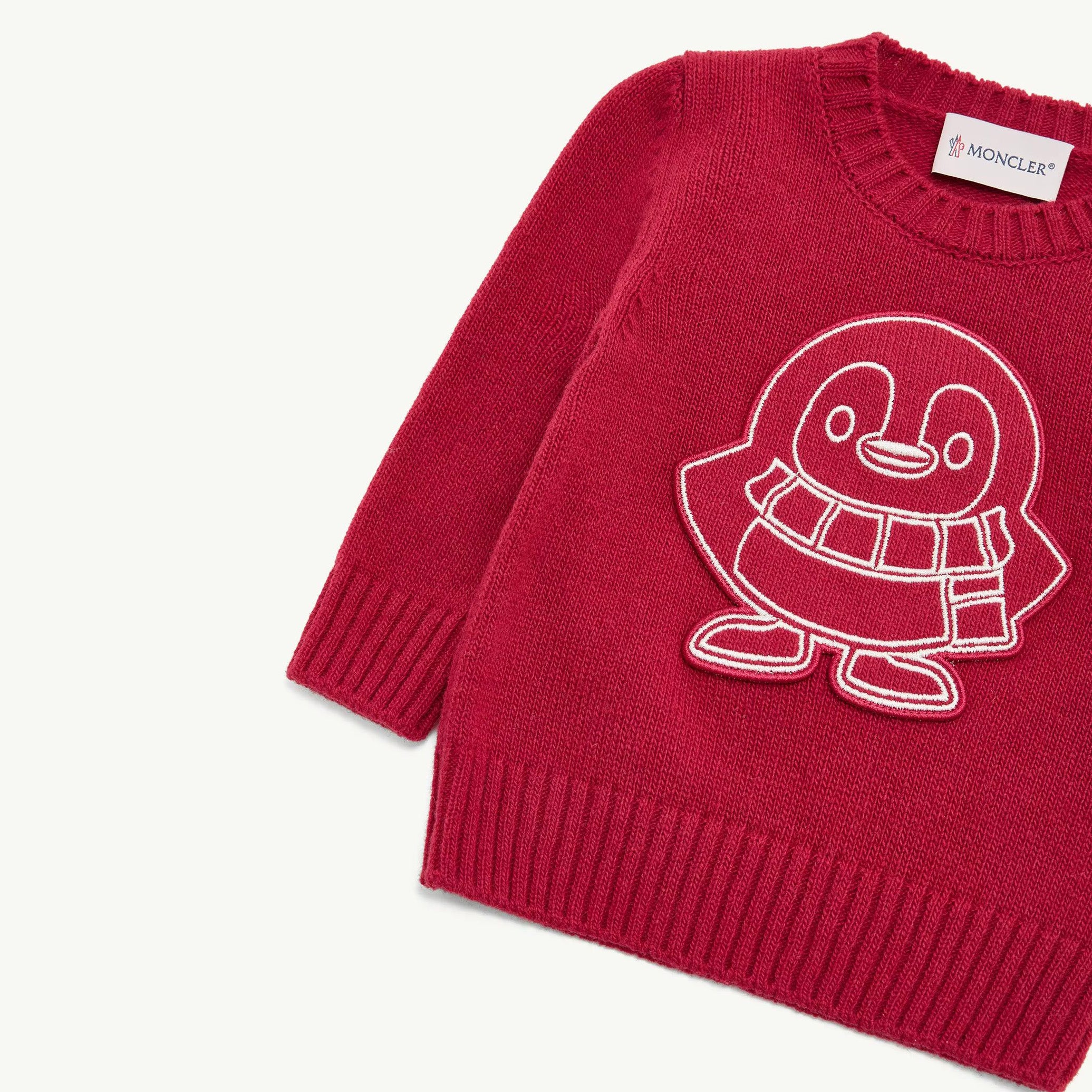 Baby Boys Red Wool Sweater