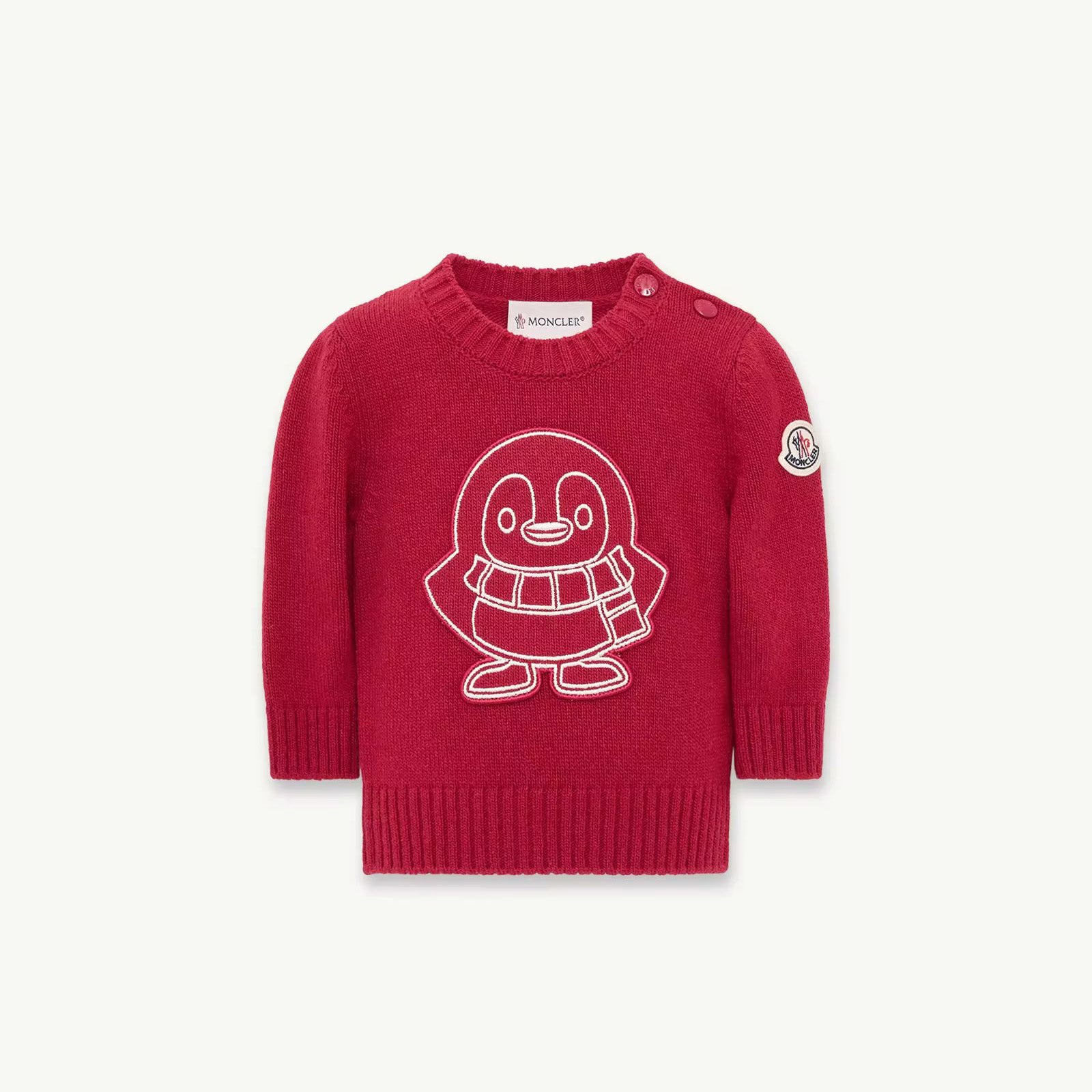 Baby Boys Red Wool Sweater