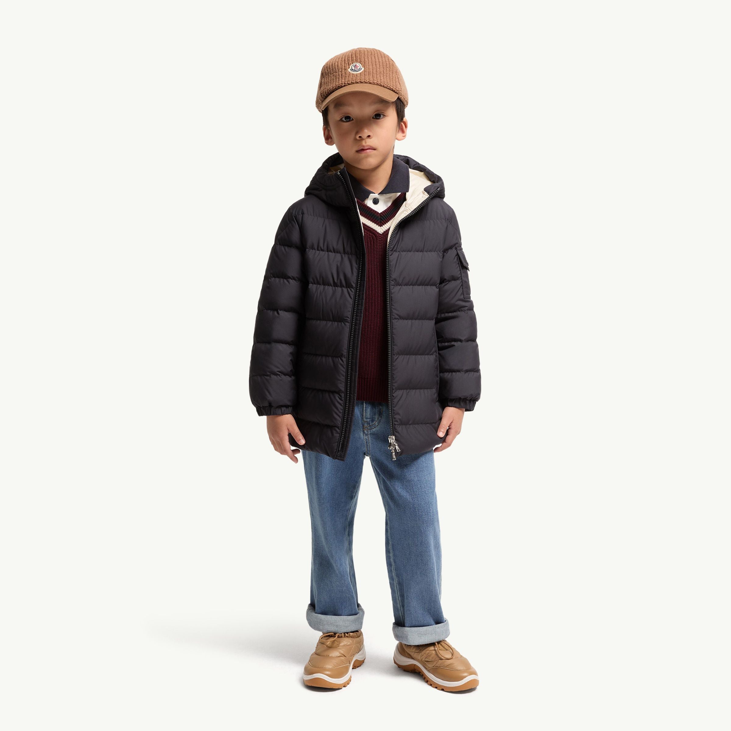 Boys Navy "BRANNOCK" Padded Down Coat