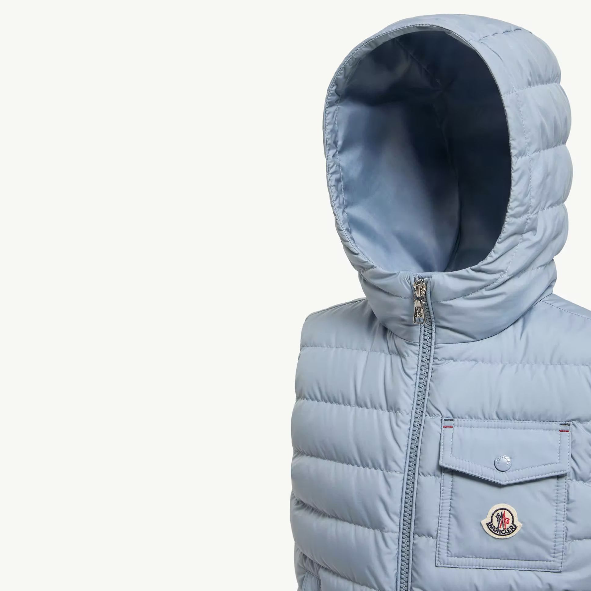 Boys Light Blue "WYSTAN" Padded Down Gilet