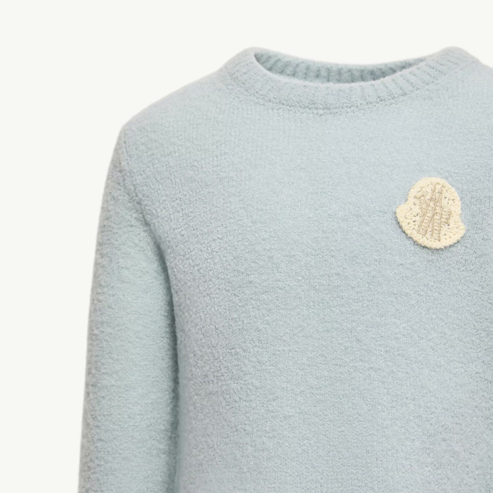 Girls Light Blue Wool Sweater