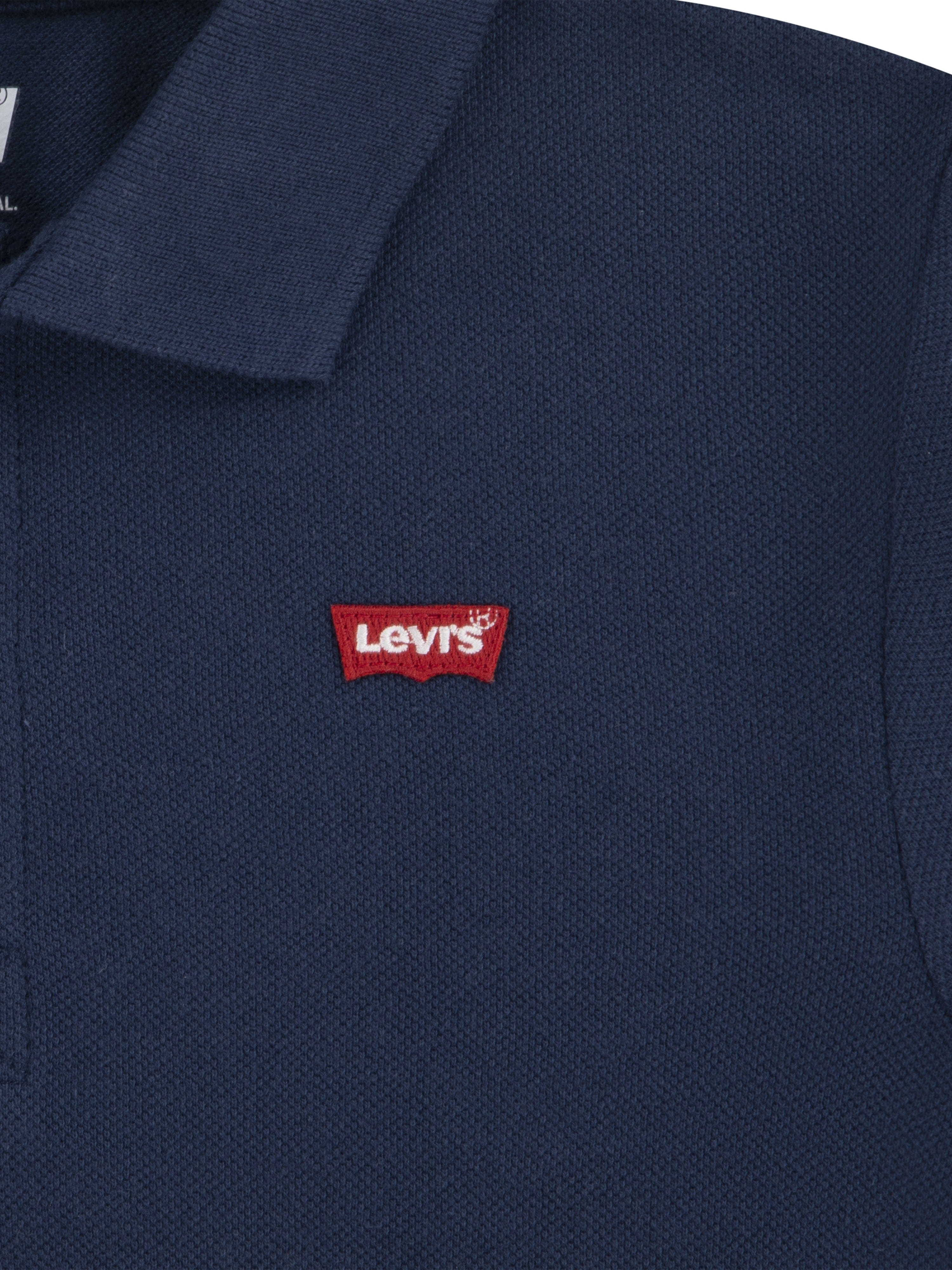 Levi's Boys Back Neck Tape Polo Shirt in Navy