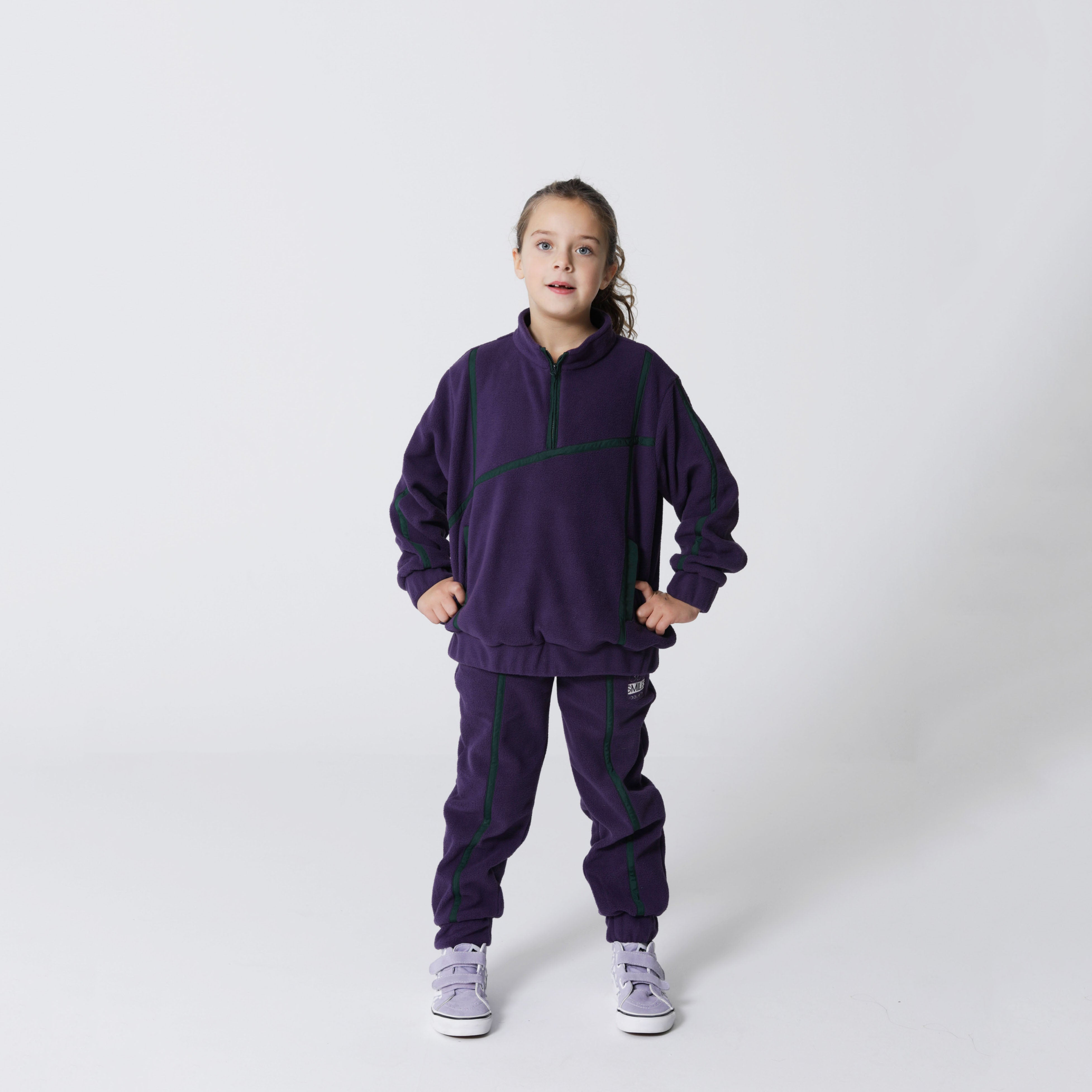 Boys & Girls Dark Purple Sweatshirt