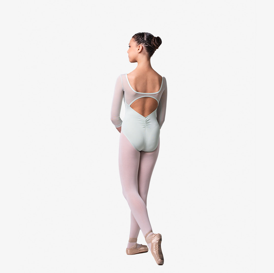 Girls Light Blue "Natalia" Ballet Onesies(LUB901/SURF SPRAY)