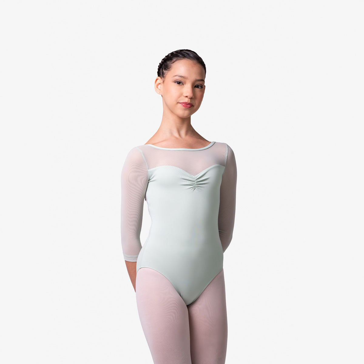 Girls Light Blue "Natalia" Ballet Onesies(LUB901/SURF SPRAY)