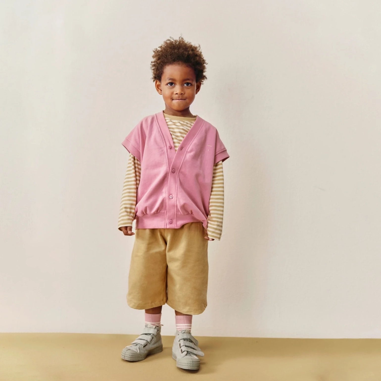 Boys & Girls Pink Cotton Cardigan