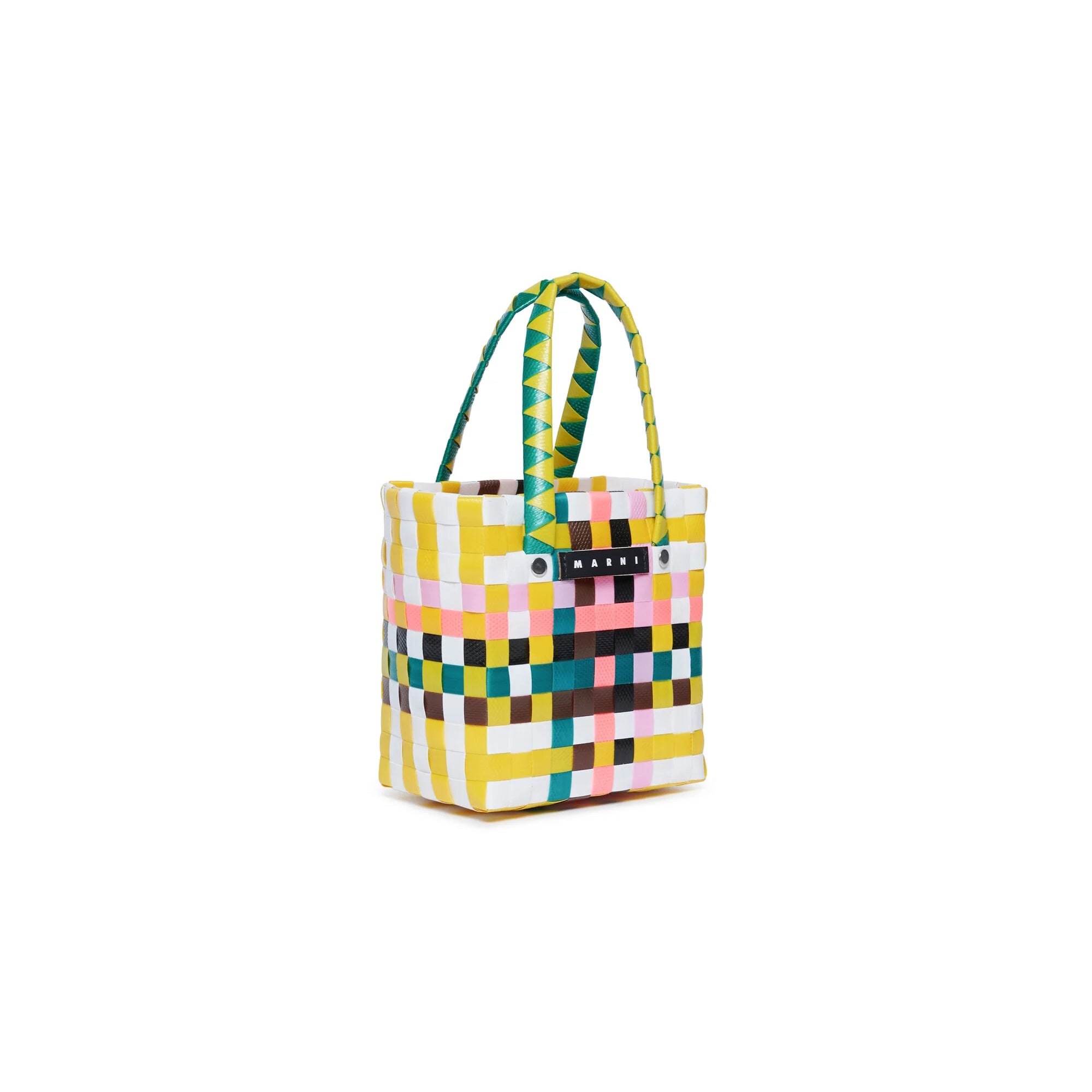 Girls Multicolor Woven Handbag