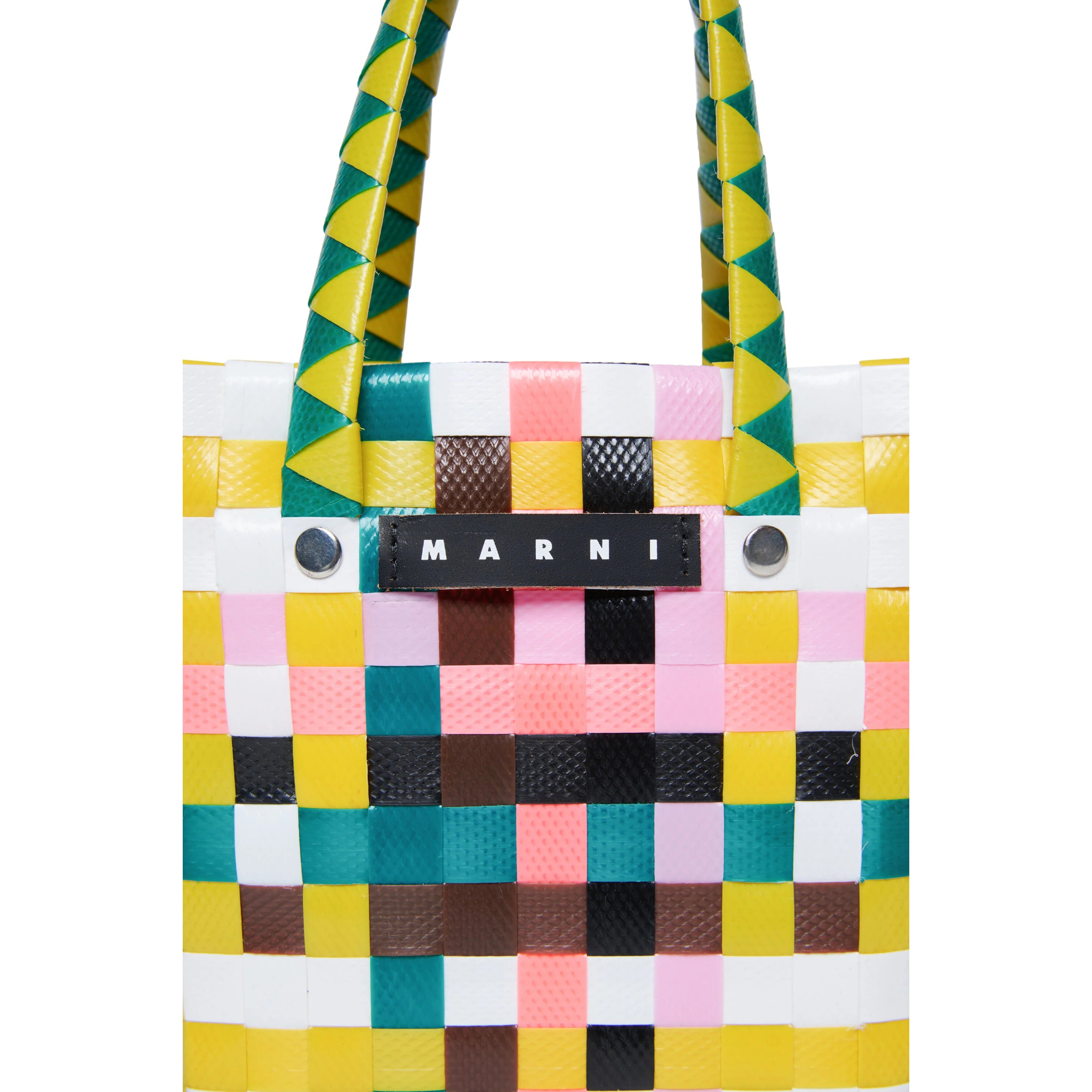 Girls Multicolor Woven Handbag