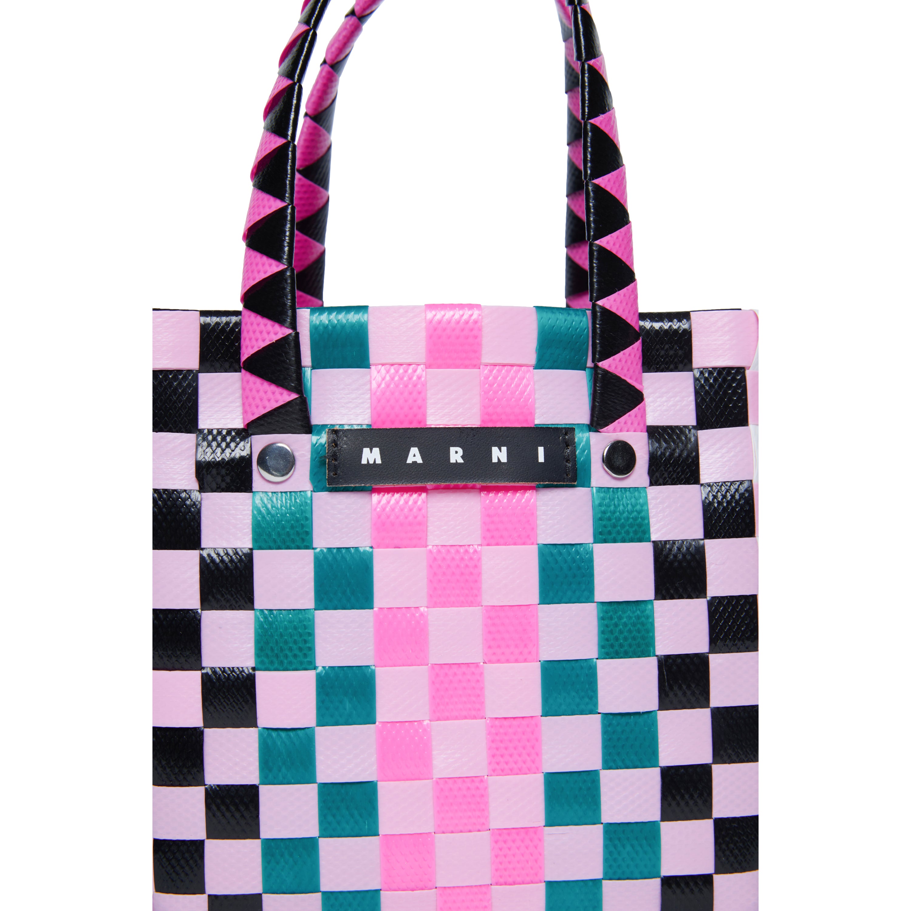 Girls Multicolor Woven Handbag