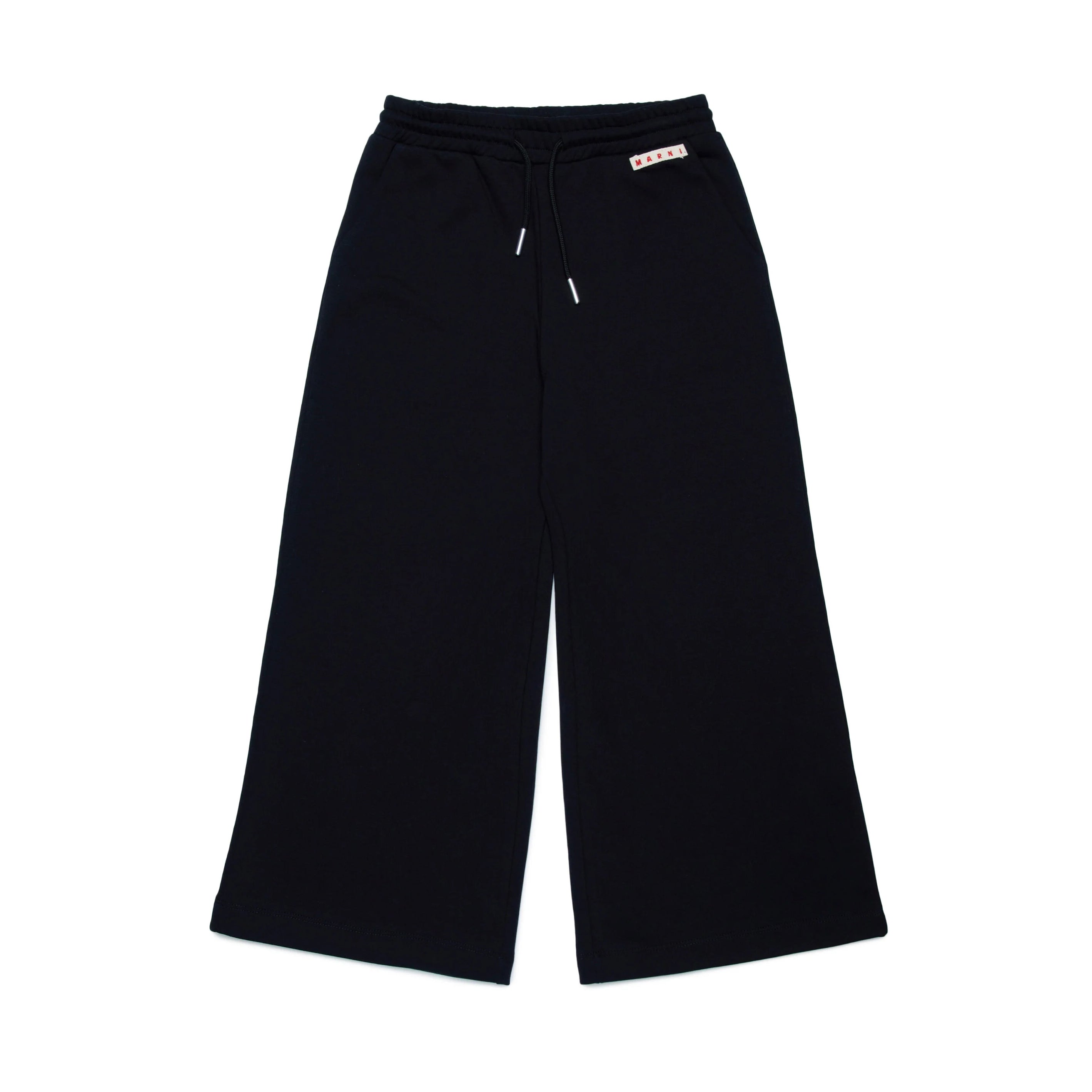 Girls Black Cotton Trousers