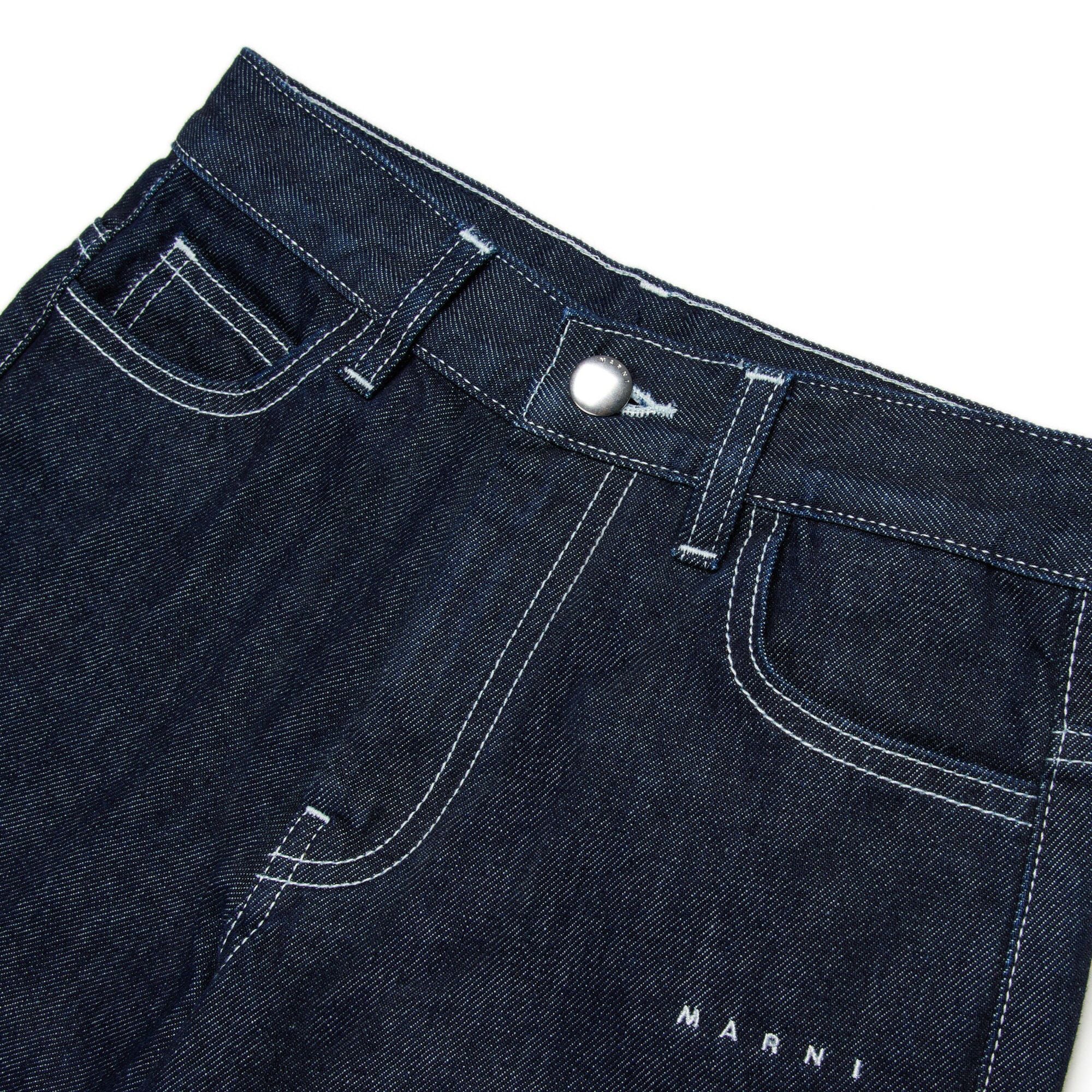 Boys & Girls Dark Blue Denim Shorts