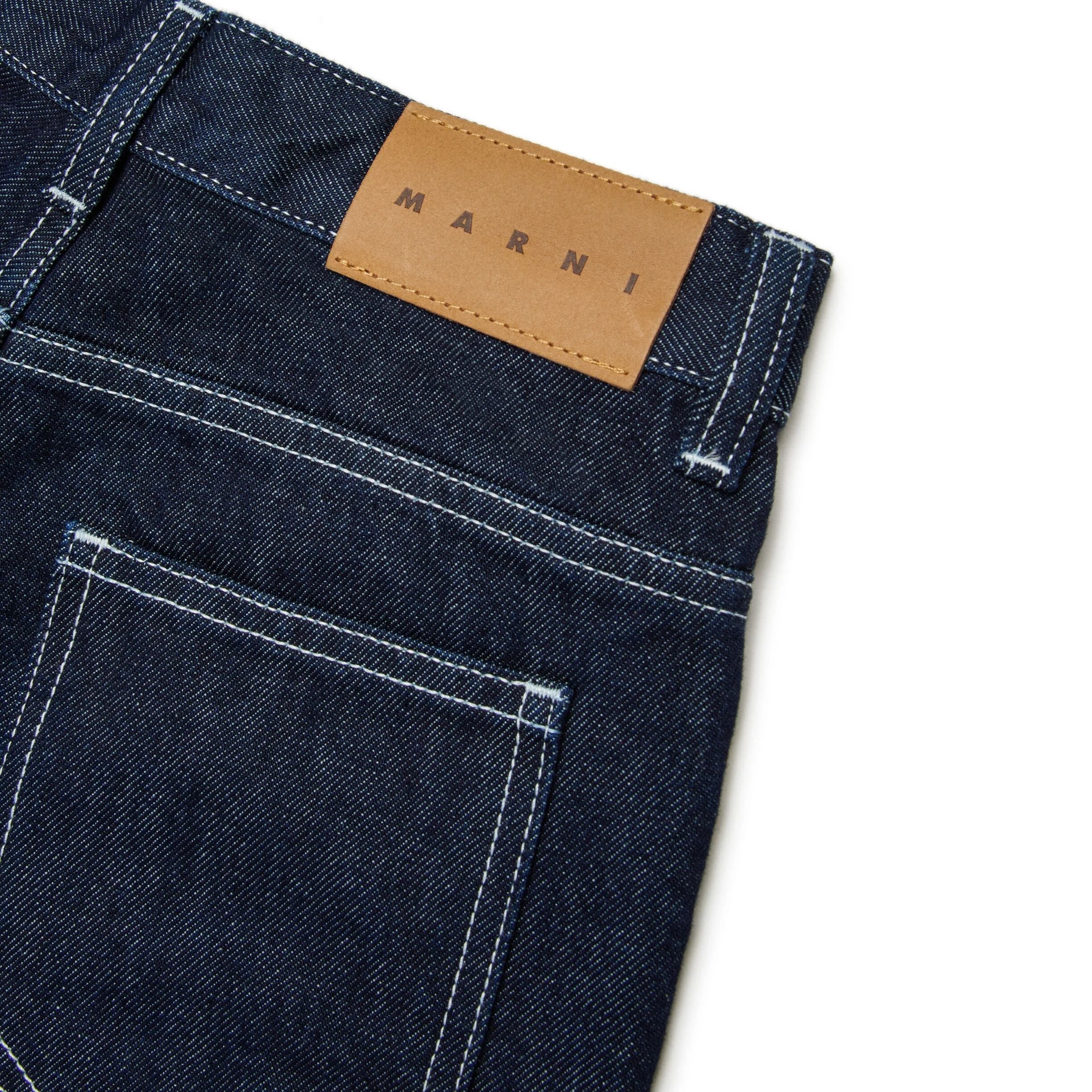Boys & Girls Dark Blue Denim Shorts