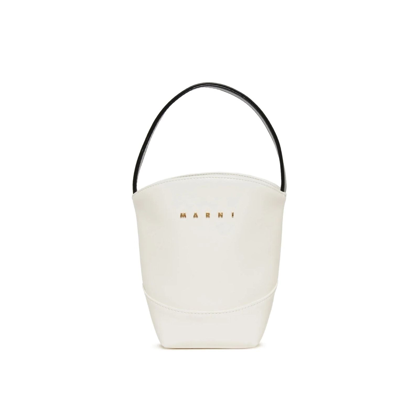 White Flower Basket handbag(H19 x W16 x D10cm)
