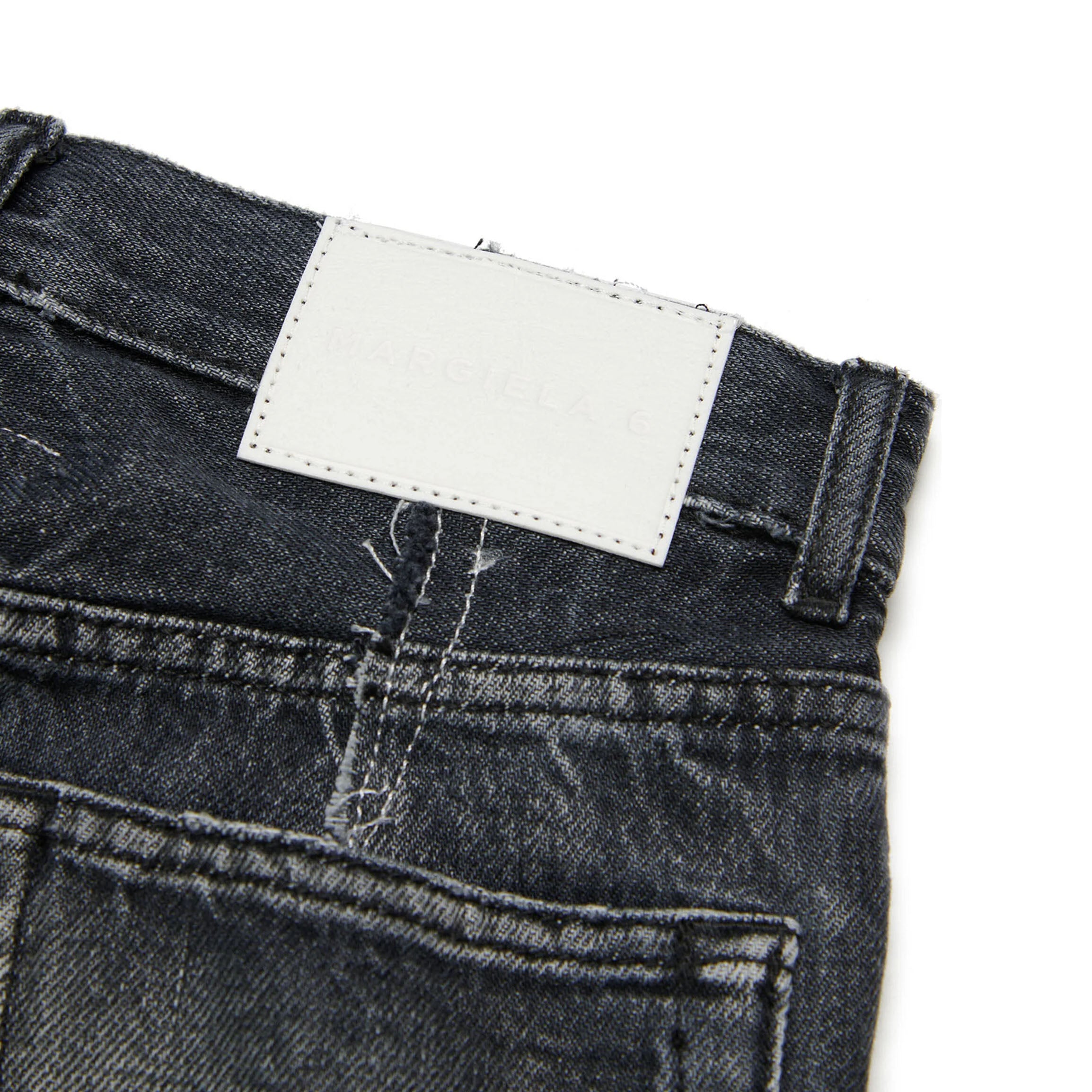 Boys & Girls Black Denim Trousers