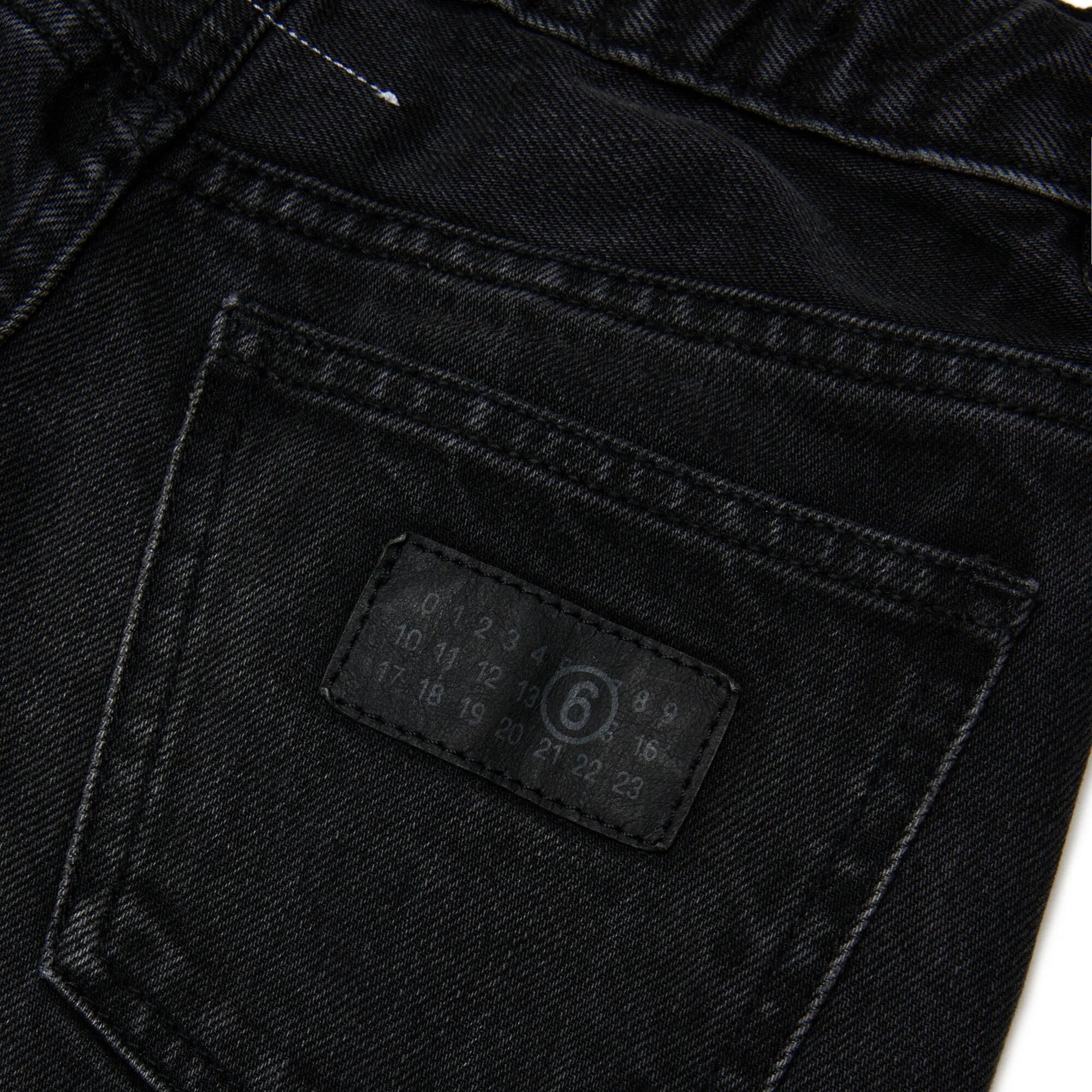 Boys & Girls Black Denim Trousers