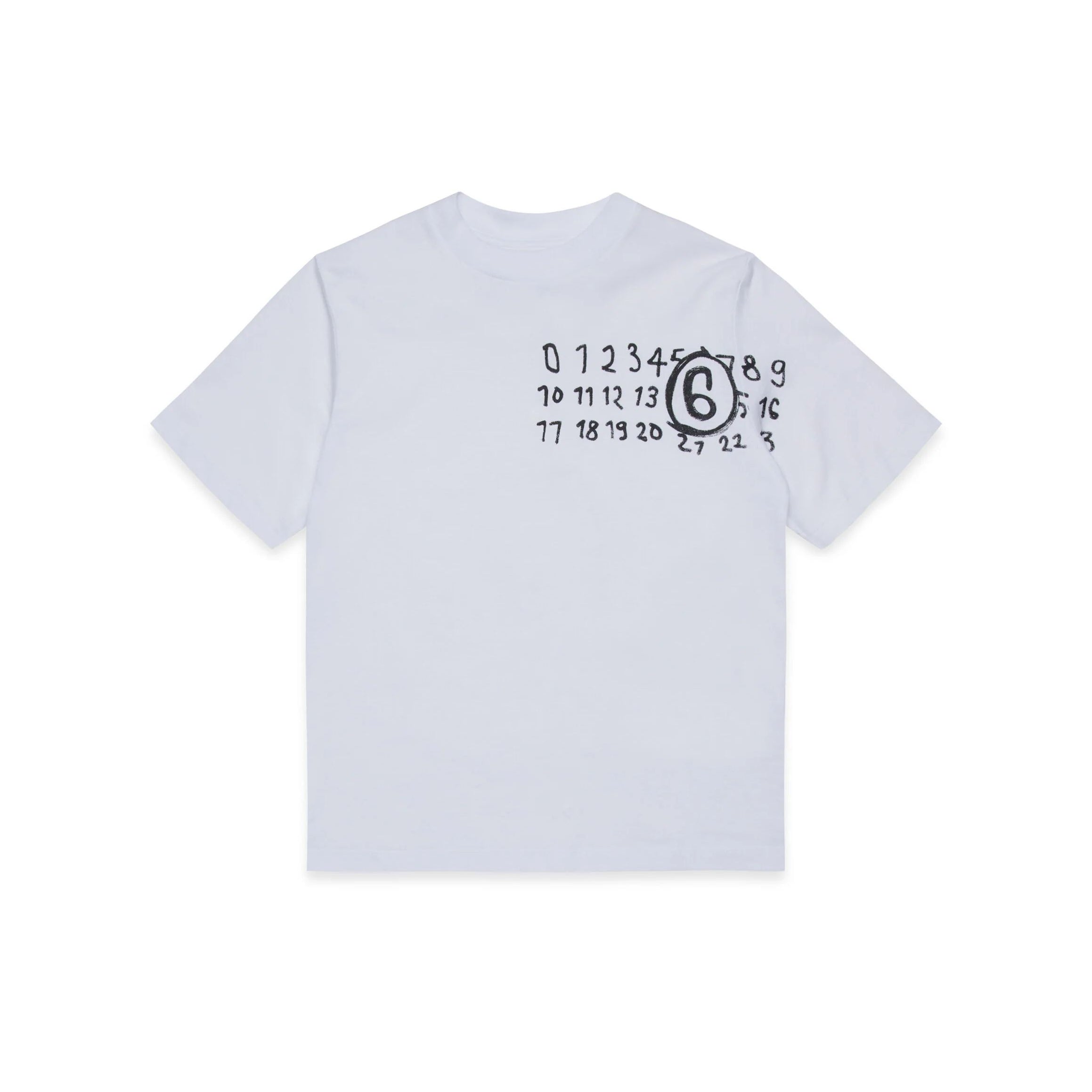 Boys & Girls White Logo Cotton T-Shirt